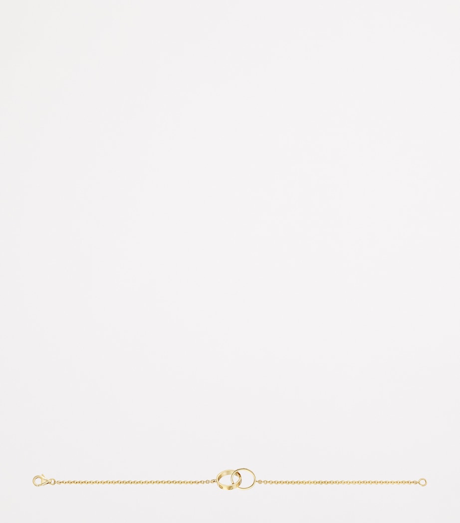 Yellow Gold LOVE Chain Bracelet YELLOW GOLD Image 6