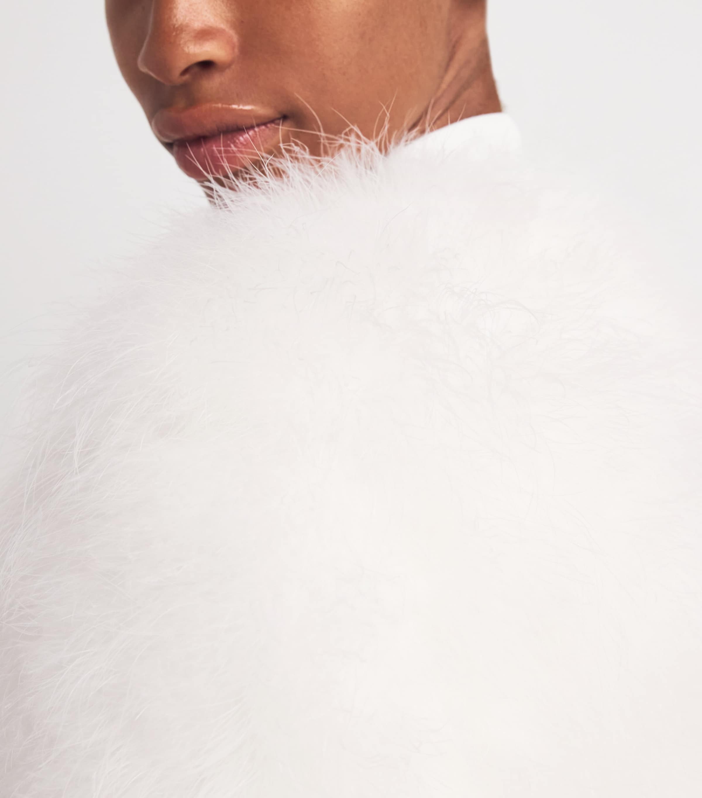 Feather Cropped Jacket A1006 Image 6