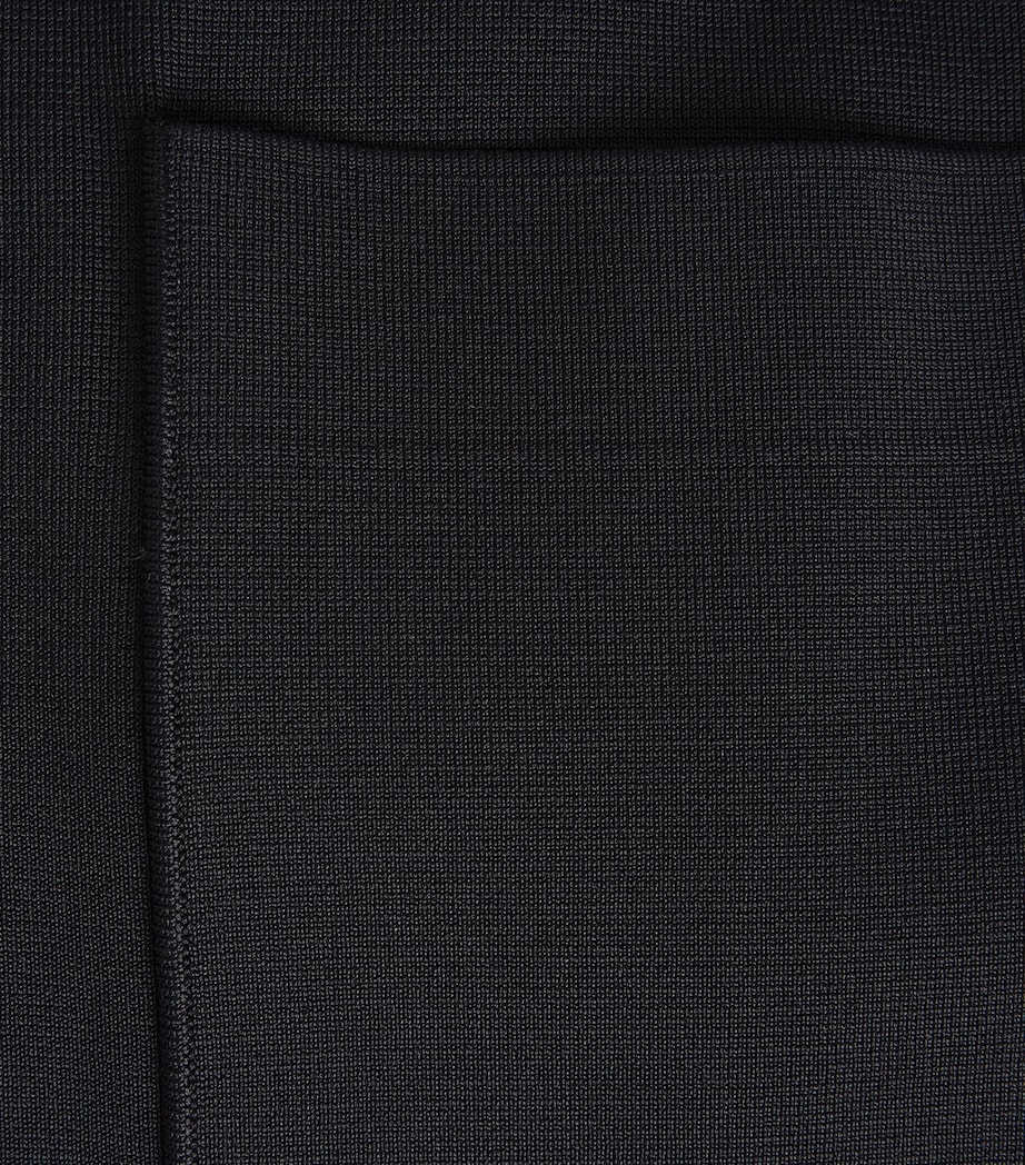 Milano-Knit Midi Skirt BLACK Image 5