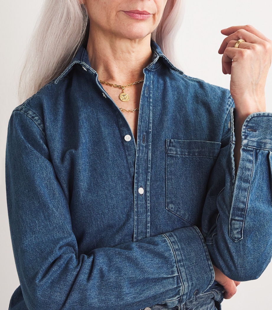 Small Yellow Gold and Diamond Pisces Coin Charm YELLOW GOLD Image 4