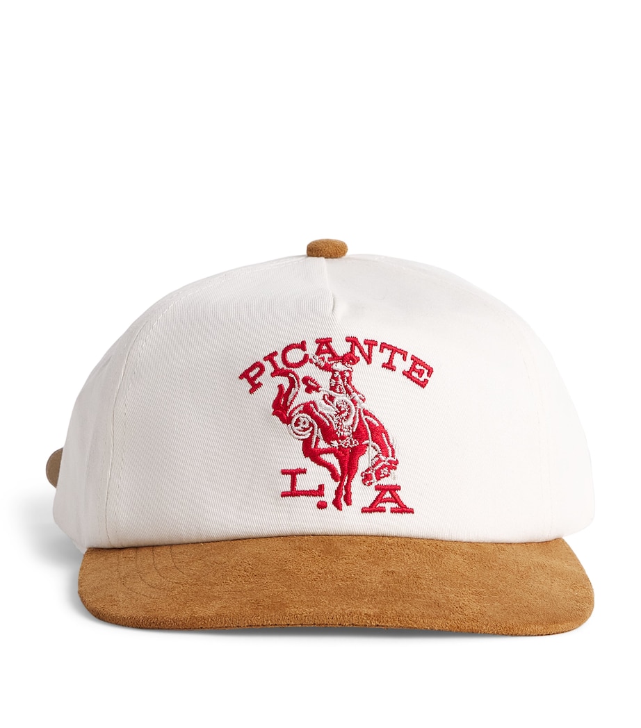 Picante Cowboy Crew Cap Ivory / Brown Image 1