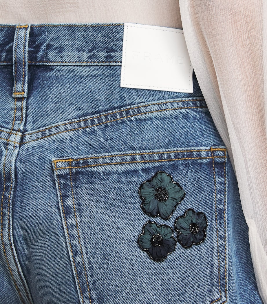 The Embellished Hang Denim Shorts JULIET Image 6