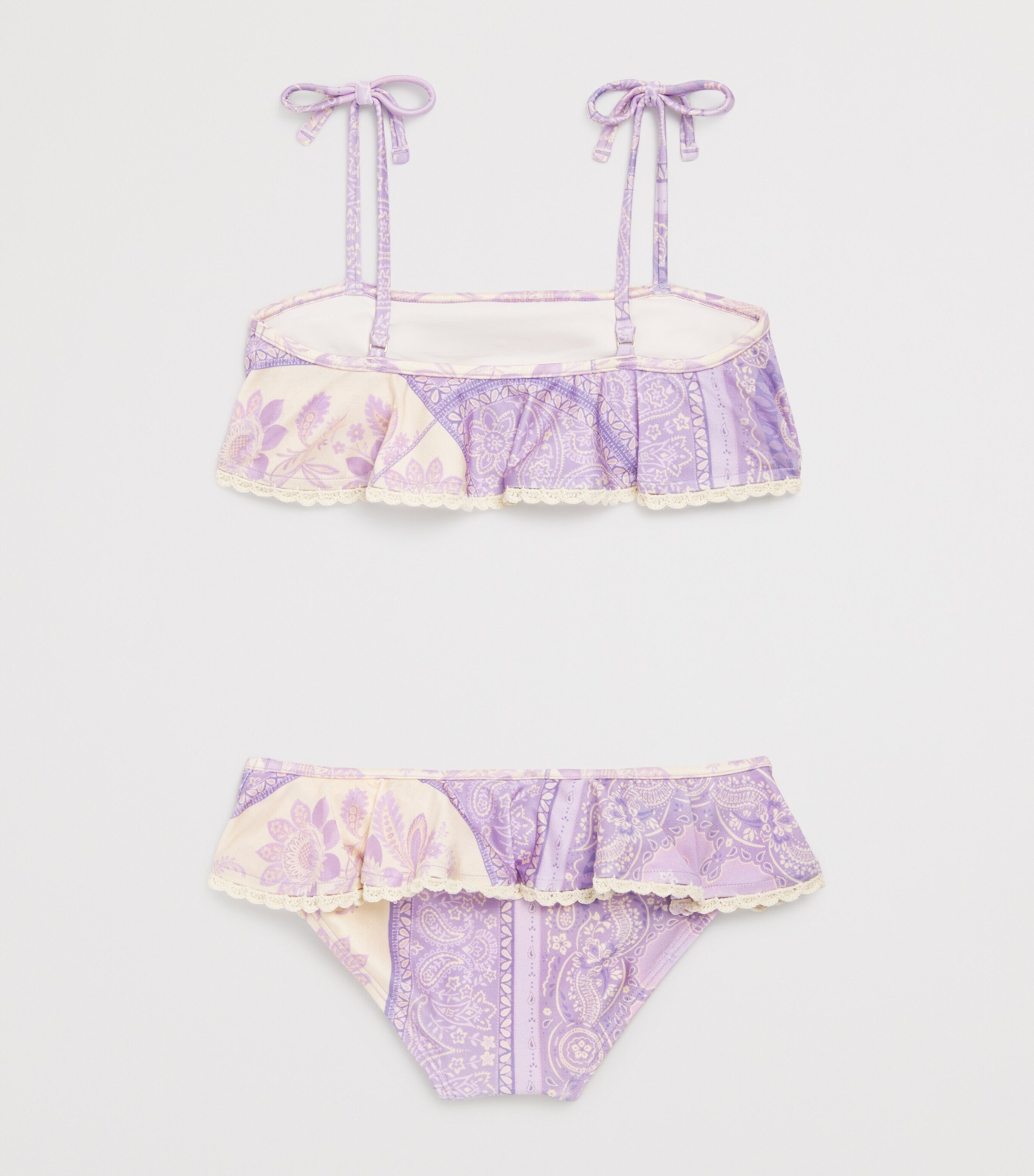 Lucky Trim Bikini (2-12 Years) LILAC BANDANA Image 2