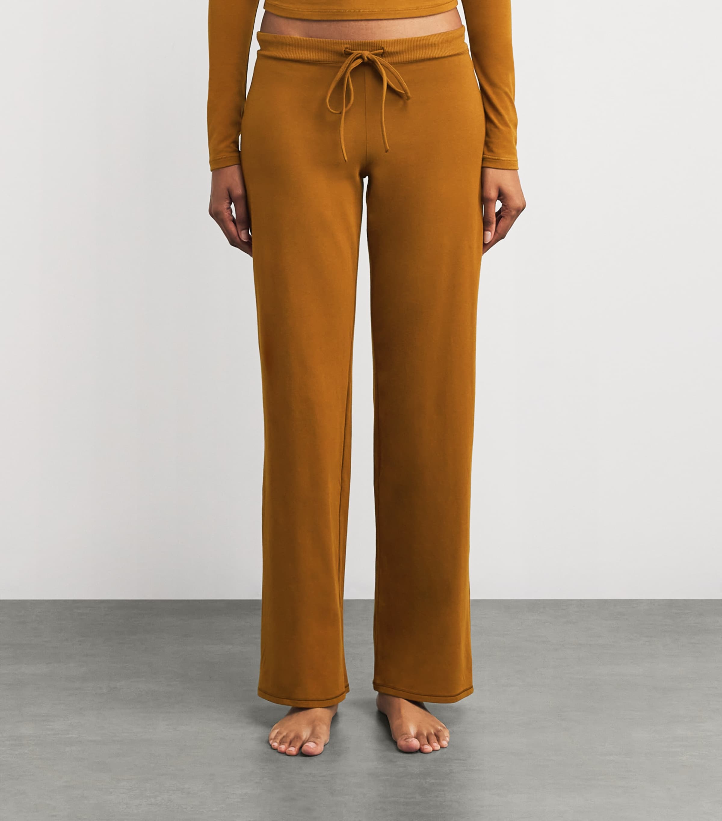 Cotton Jersey Straight Leg Sweatpants CHAI Image 3