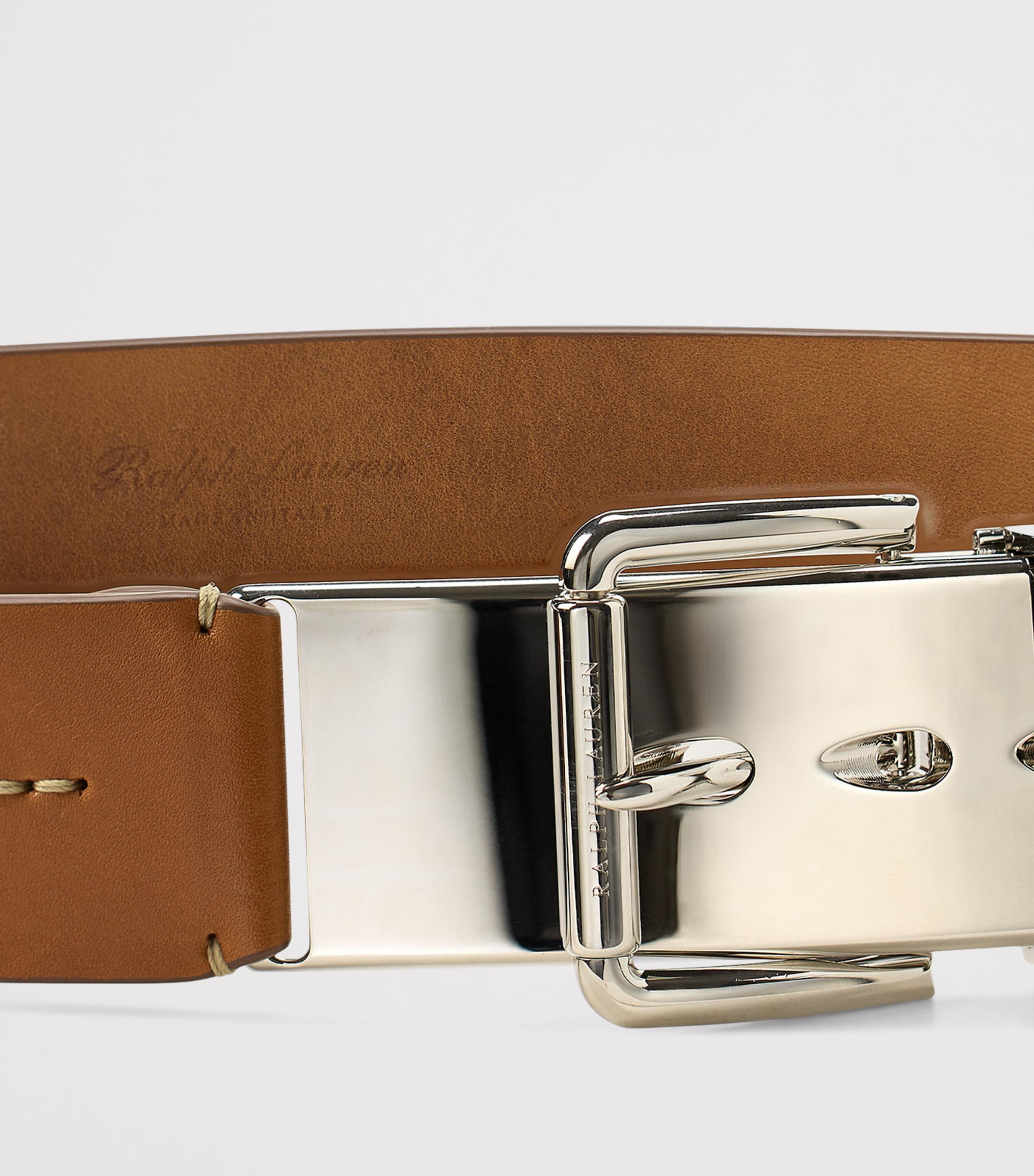 Leather Letter Opener Belt RL GOLD Image 2