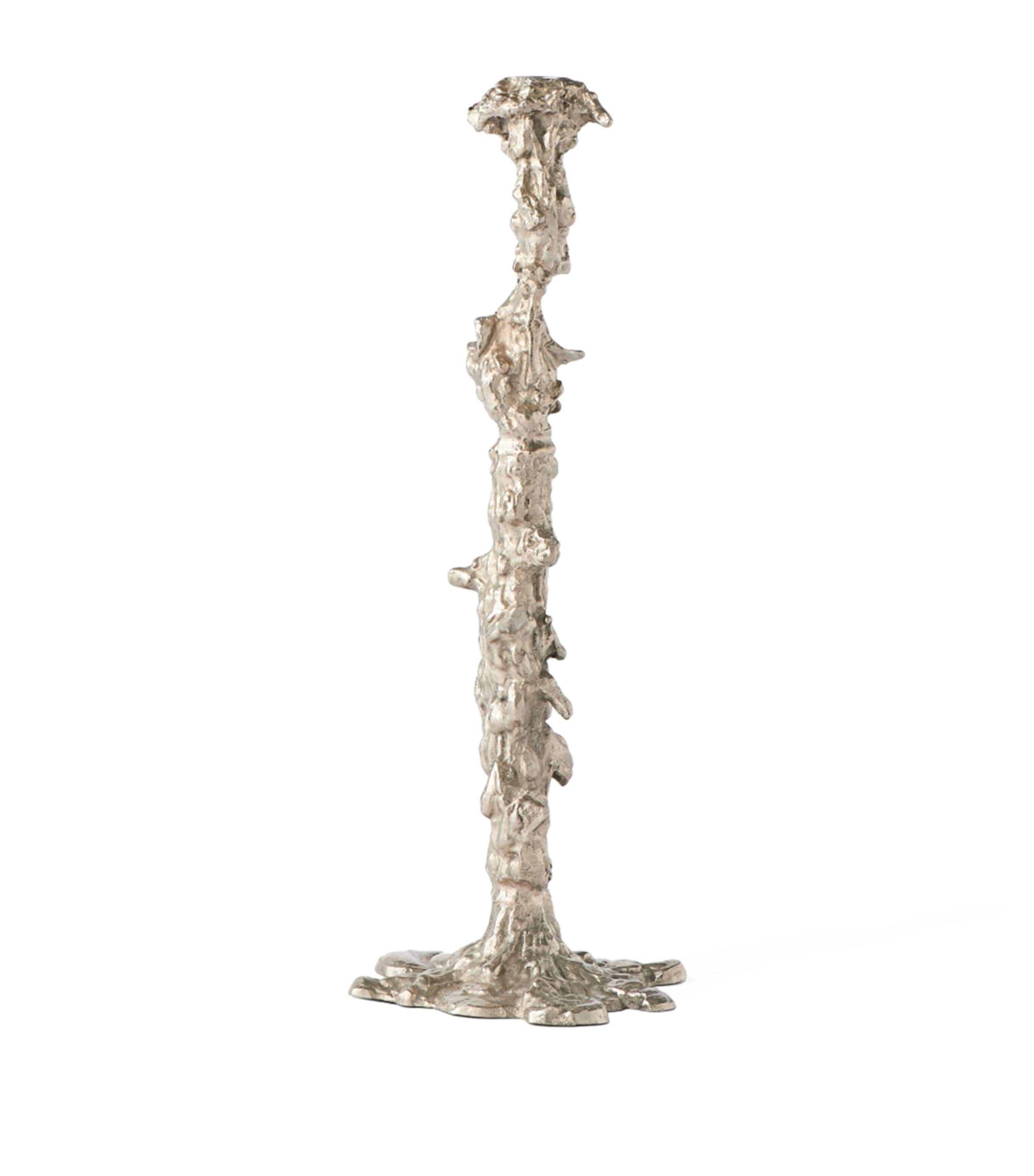 POLSPOTTEN XXL Drip Candle Holder (50cm) Silver Image 3