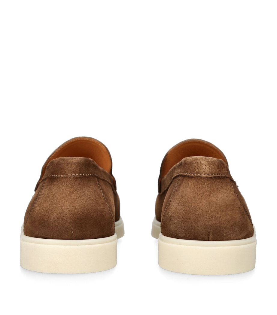 Magnanni Suede Paraiso Loafers Taupe Image 2