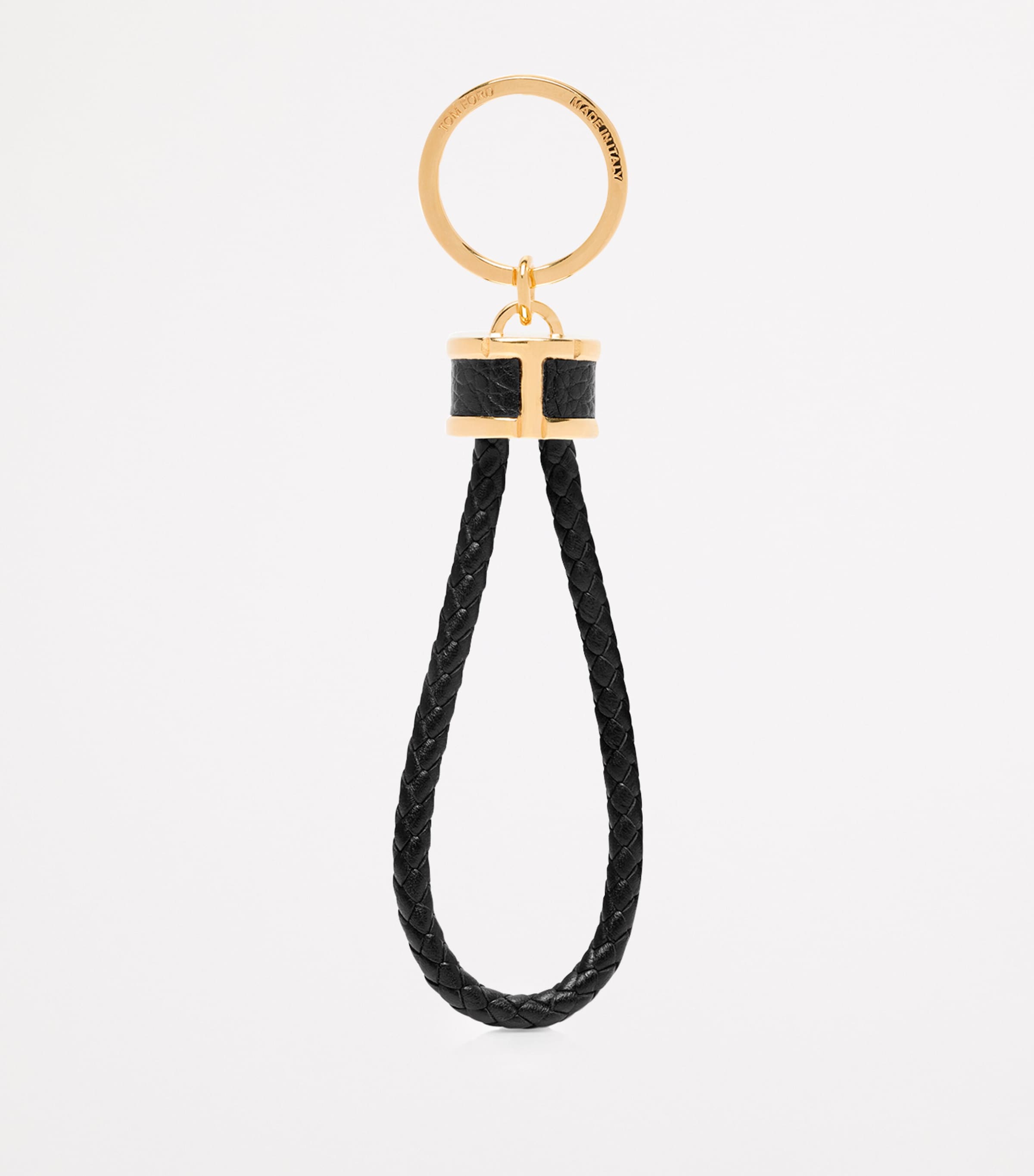 Leather T Loop Keyring 1N001 Image 2