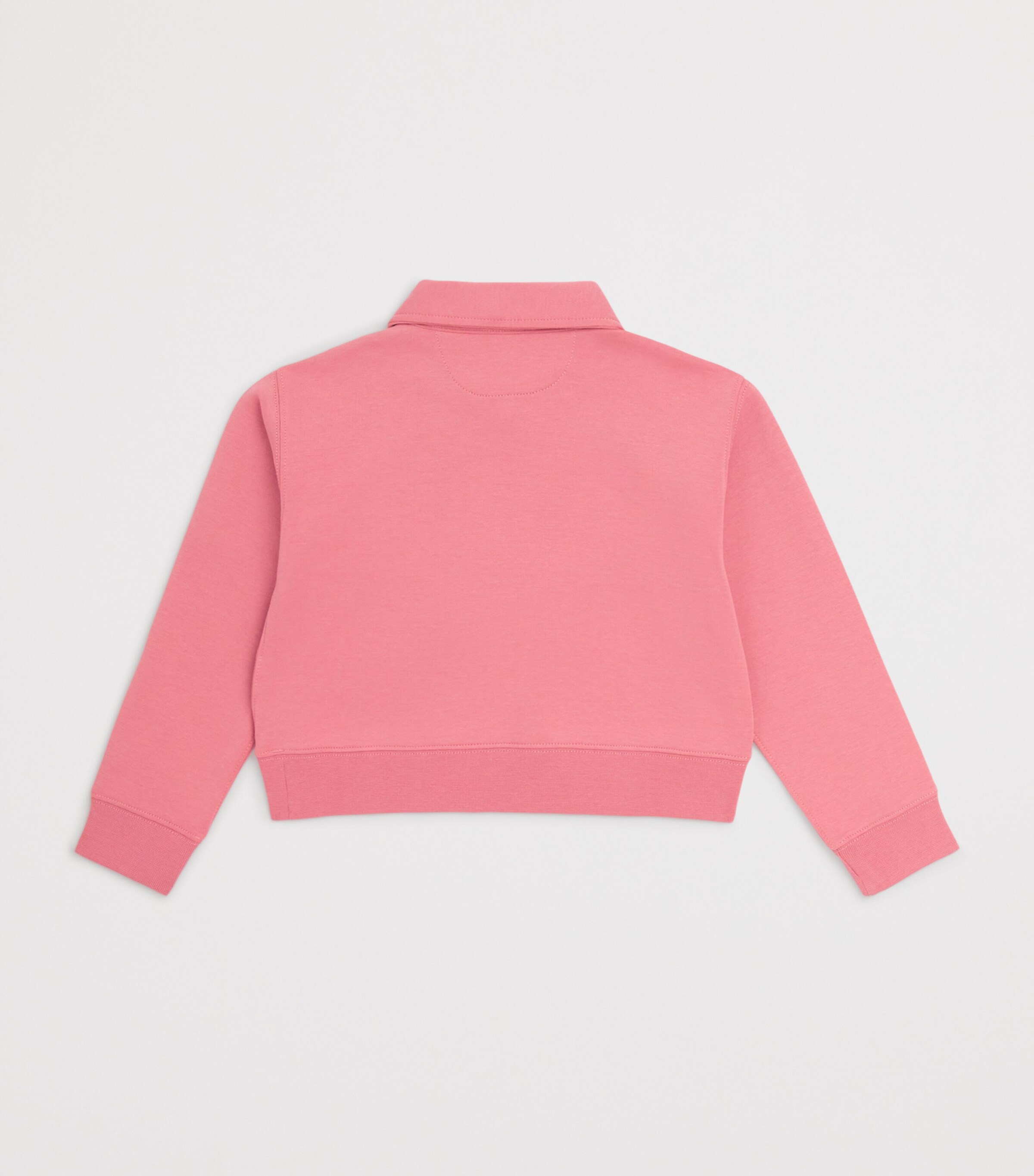 Cotton-Blend Half-Zip Sweatshirt (2-6 Years) PINK Image 2