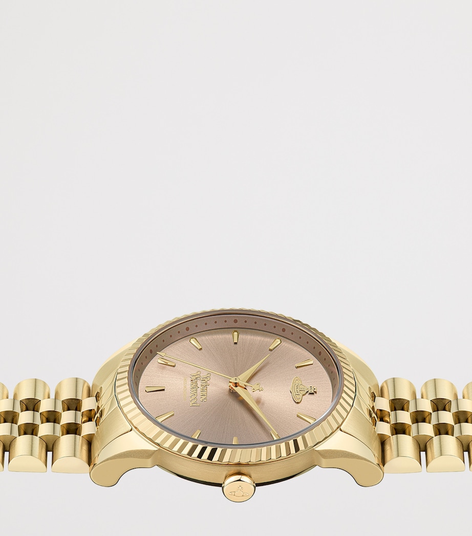 Stainless Steel The Seymour Watch 38mm GOLD PINK Image 2
