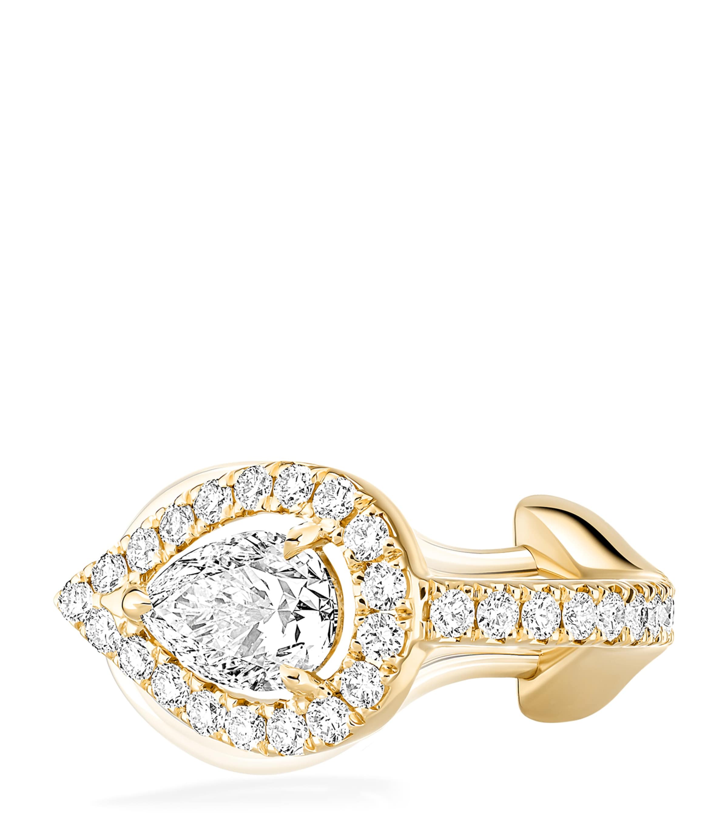 Messika My Twin Yellow Gold and White Diamond Single Earring (0.39ct) Yellow Gold Image 1