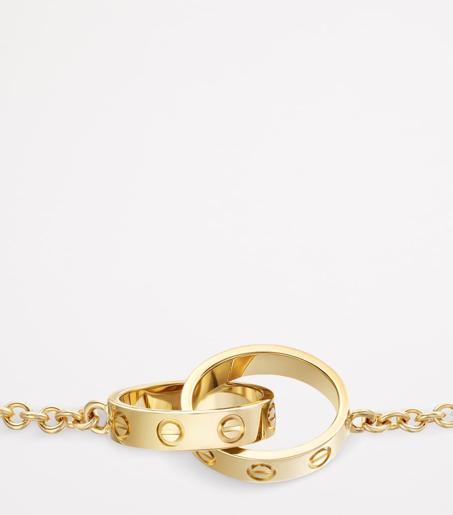 Yellow Gold LOVE Chain Bracelet YELLOW GOLD Image 4