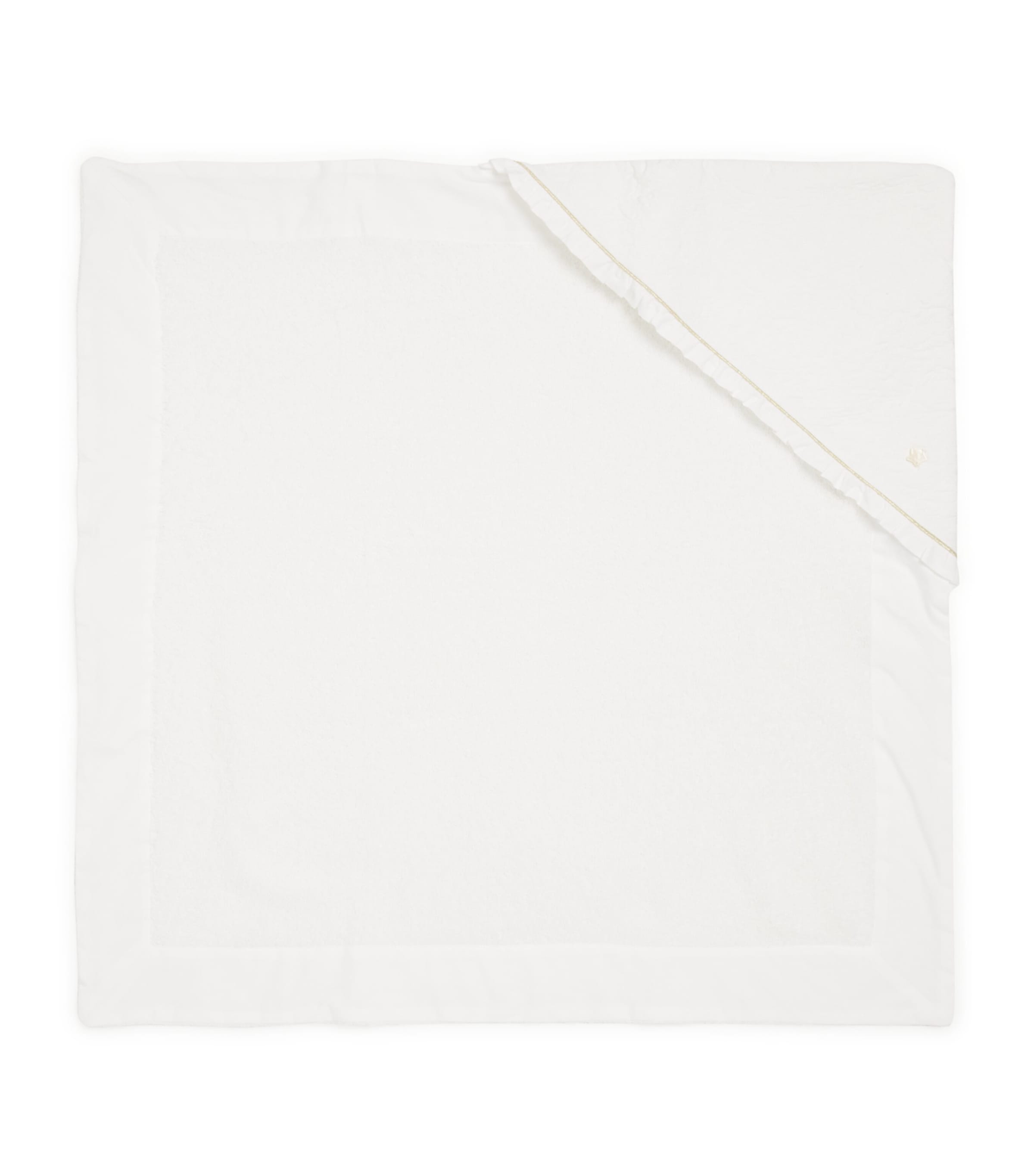 Cotton-Blend Hooded Towel (70cm x 70cm) 13NACRE Image 1