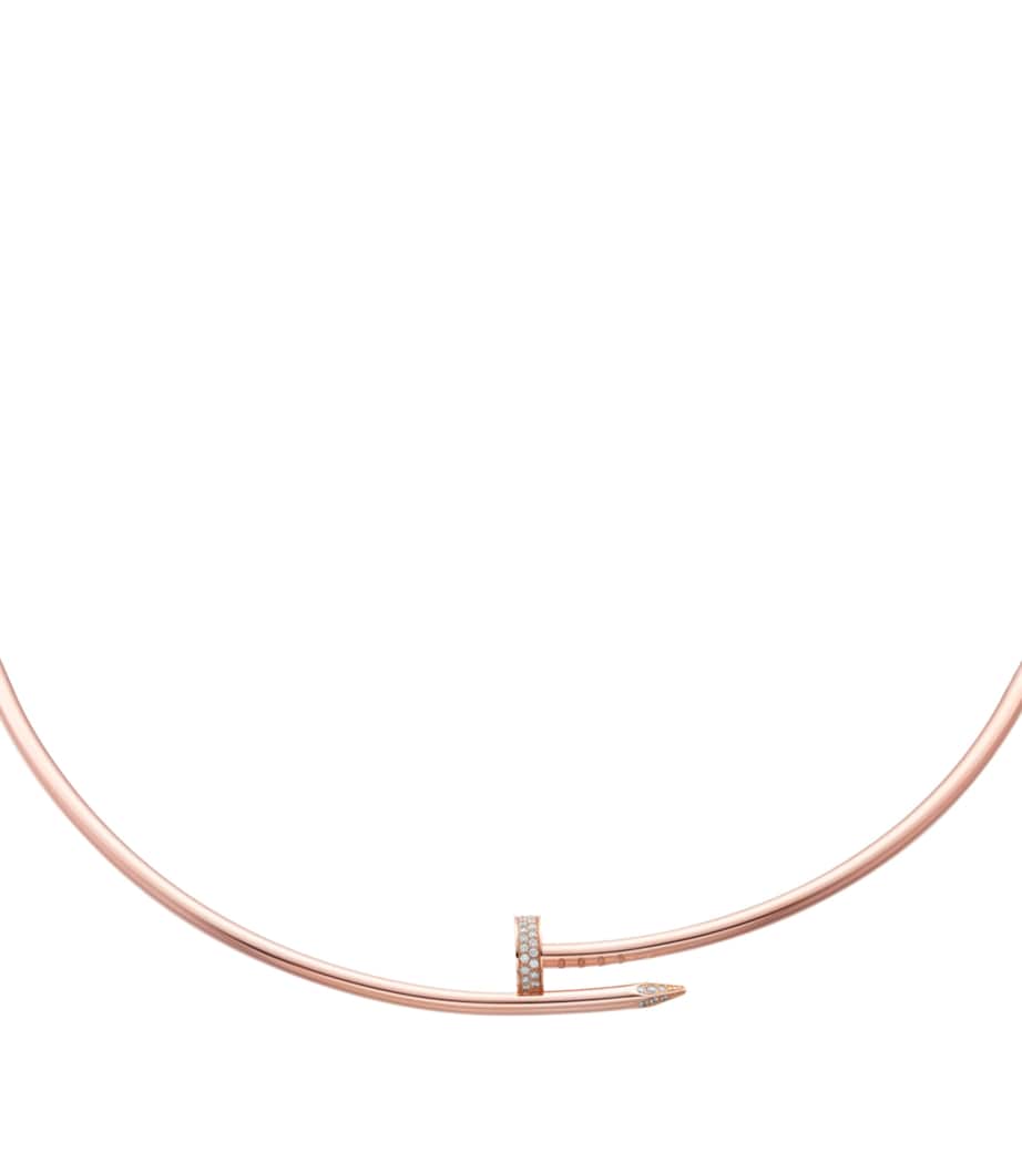Rose Gold and Diamond Juste un Clou Necklace ROSE GOLD Image 2