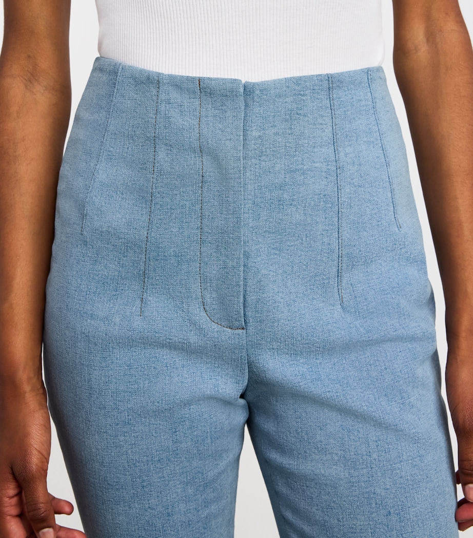 Flared Hawthorne Trousers B1120 BLUE MIRAGE Image 6