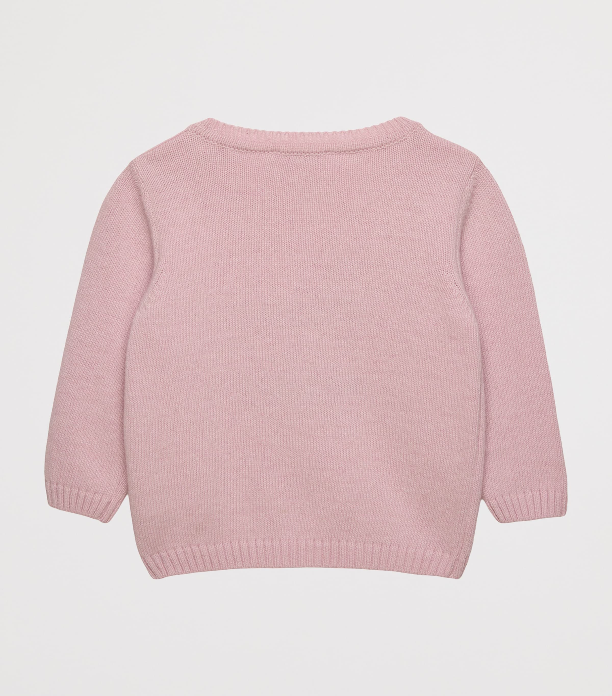 Wool-Blend Grace Rocking Horse Sweater (3-24 Months) PALE PINK Image 2
