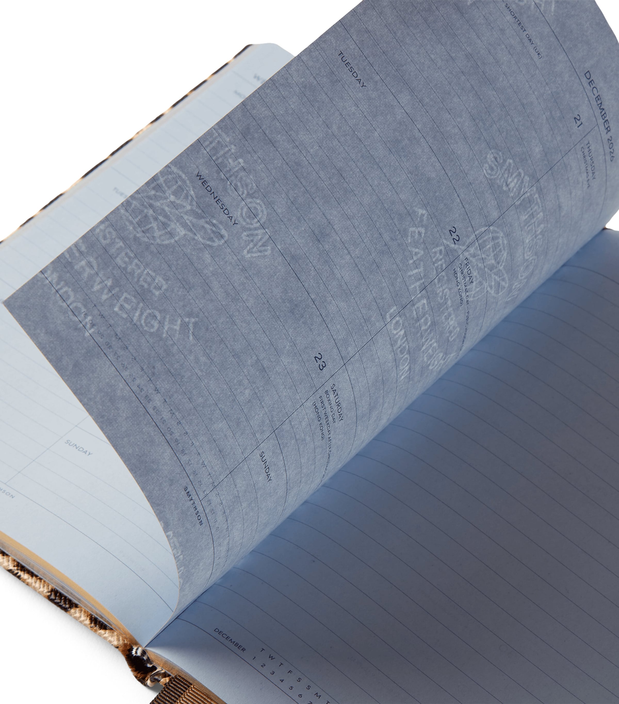 Panama Leather 2026 Soho Planner SAND Image 3