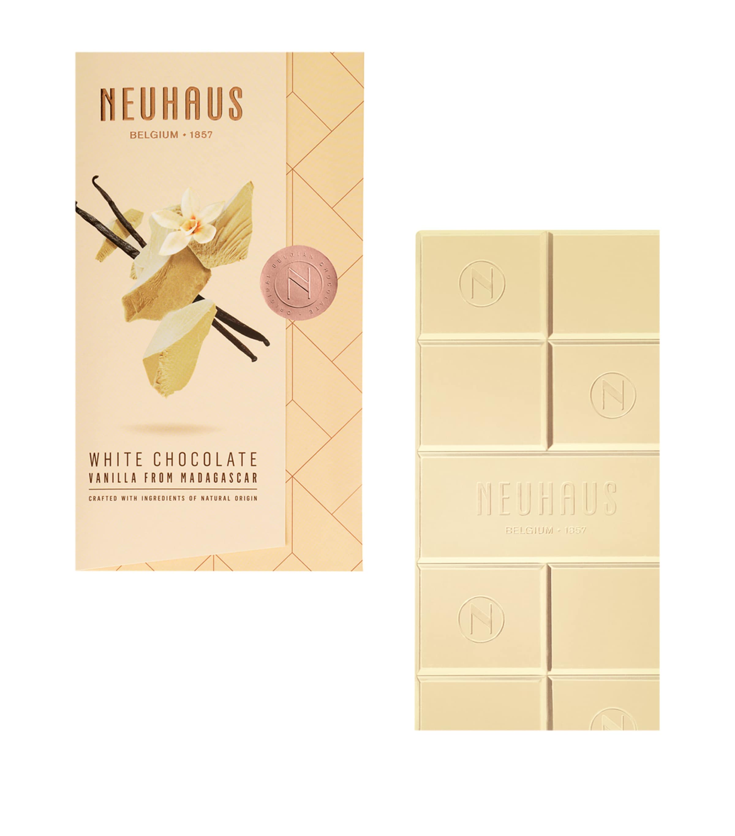 Vanilla from Madagascar White Chocolate Bar (100g) NO COLOUR Image 3