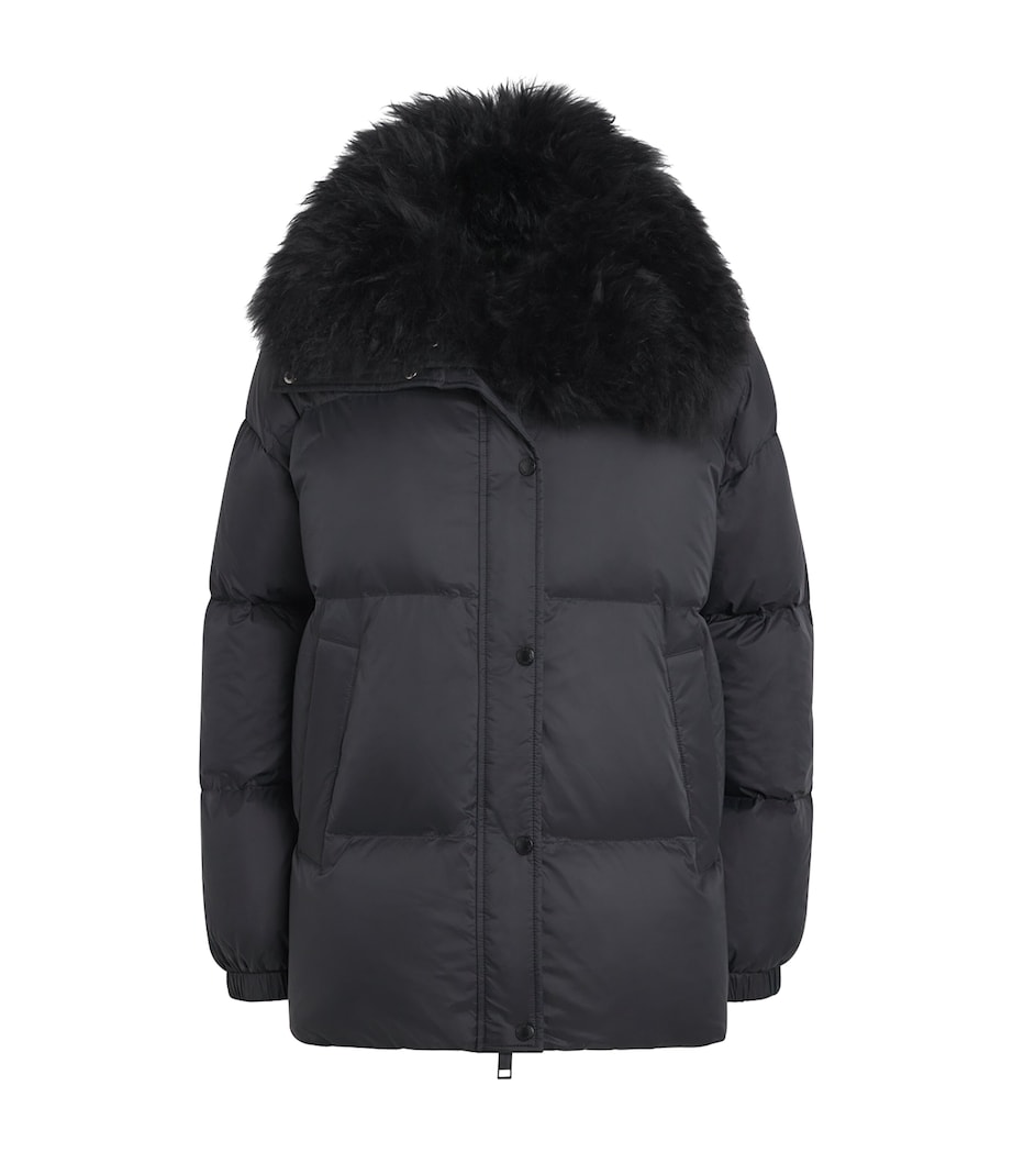 Down Lambswool-Collar Puffer Jacket C99 Image 1