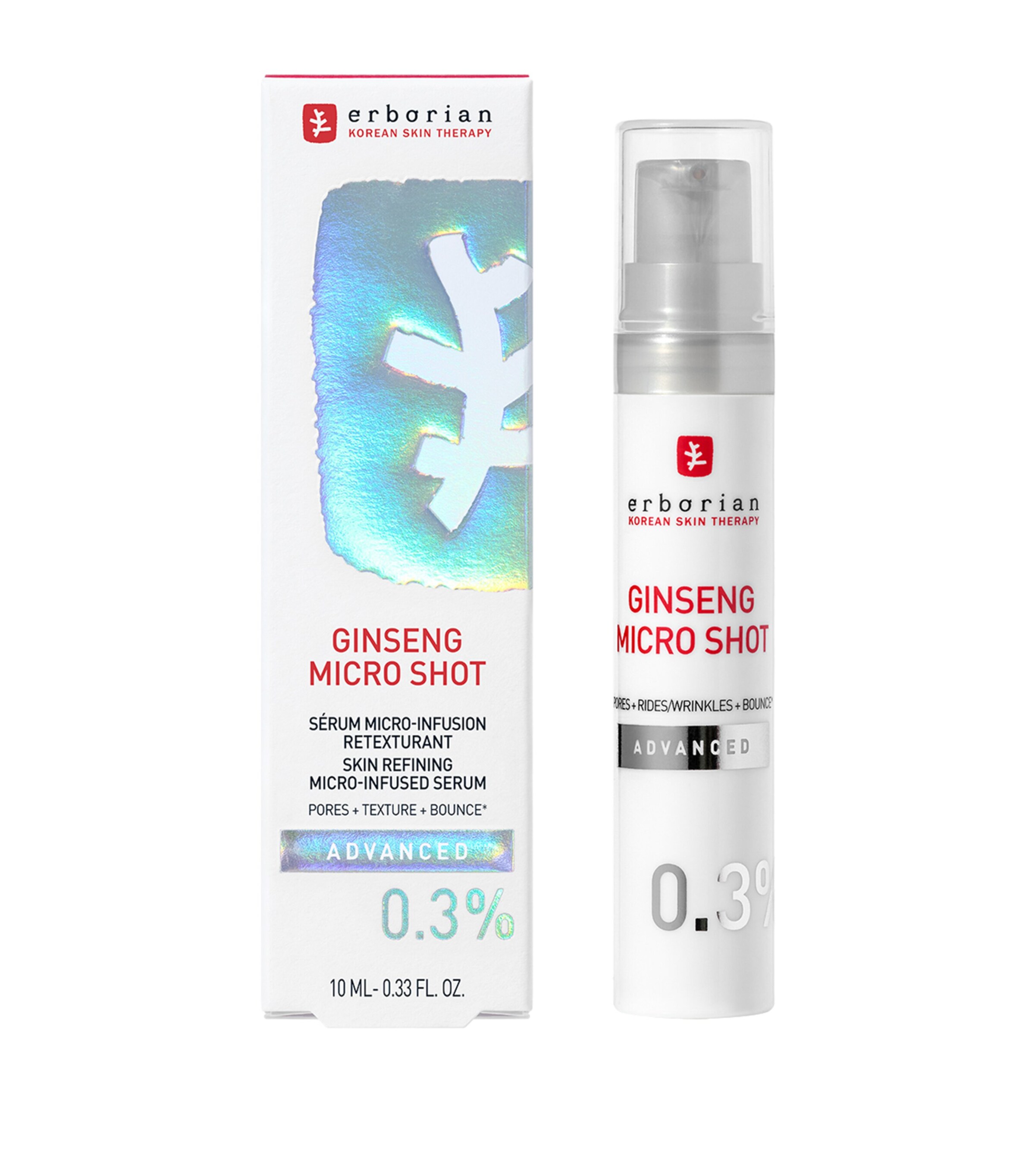ERBORIAN Ginseng Micro Shot Advanced 0.3% (10ml) Image 2