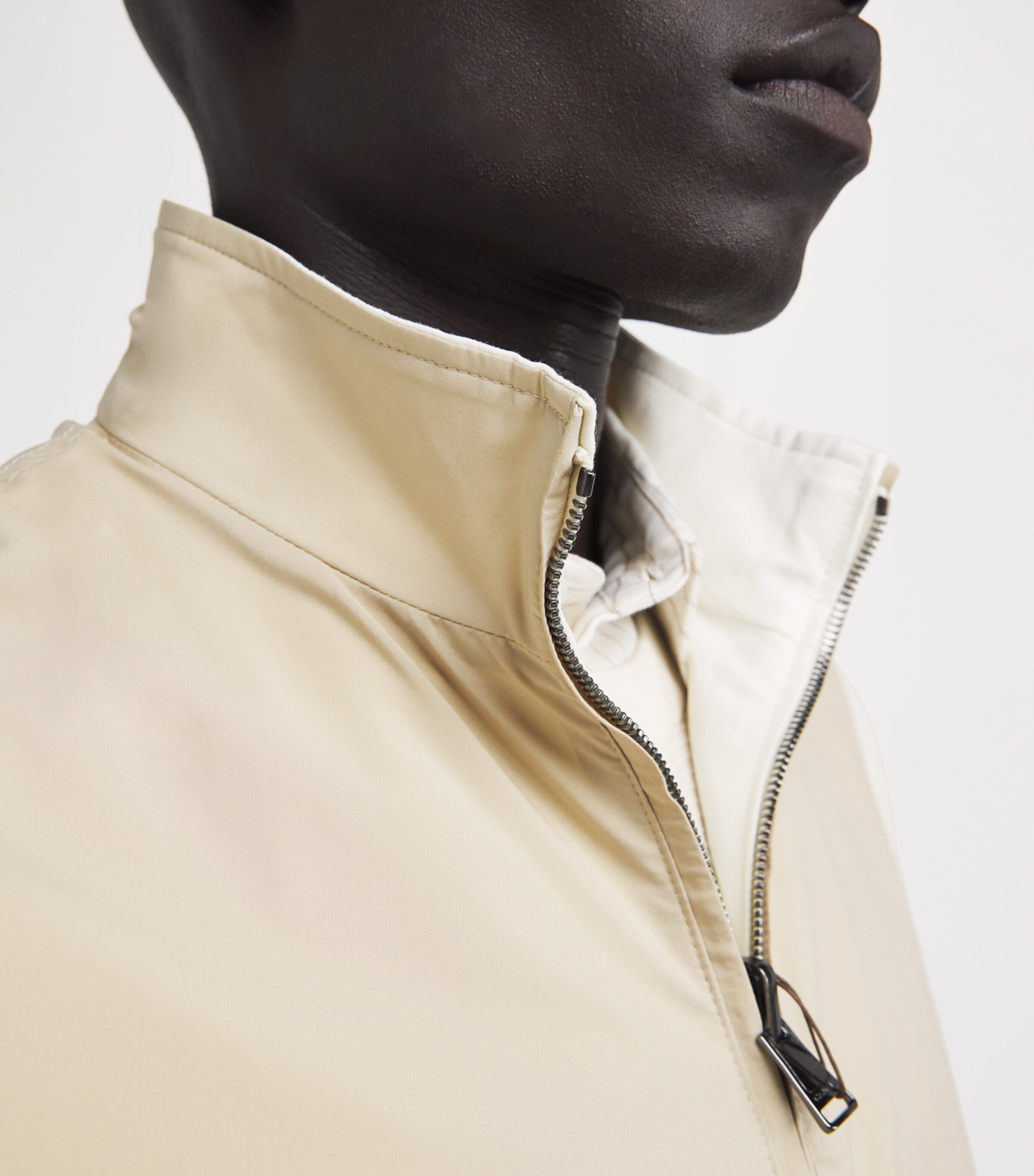 Canali Mens Linen-Silk Gilet White Image 6