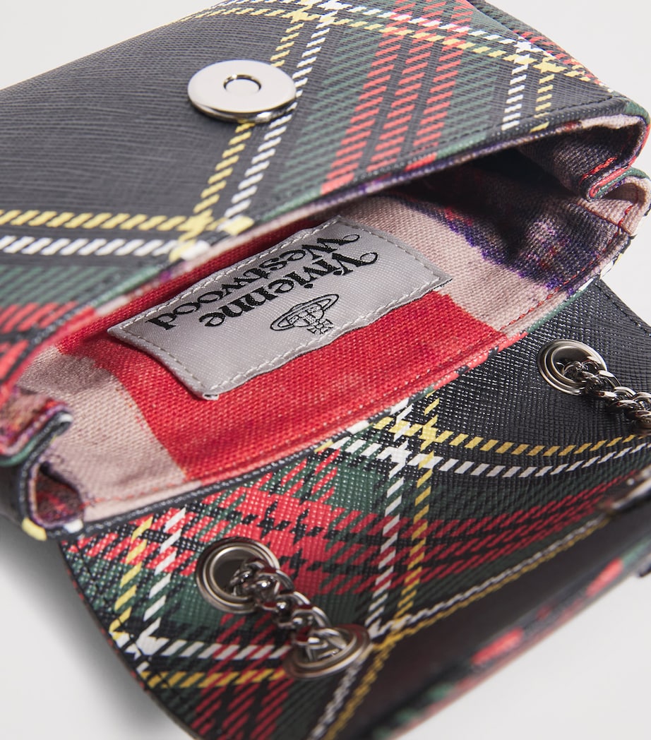 Mini Tartan Yasmine Top-Handle Bag N302 CHELSEA TARTAN Image 4