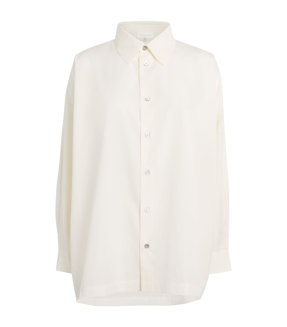 Cotton Side-Seam Shirt IVORY Image 1