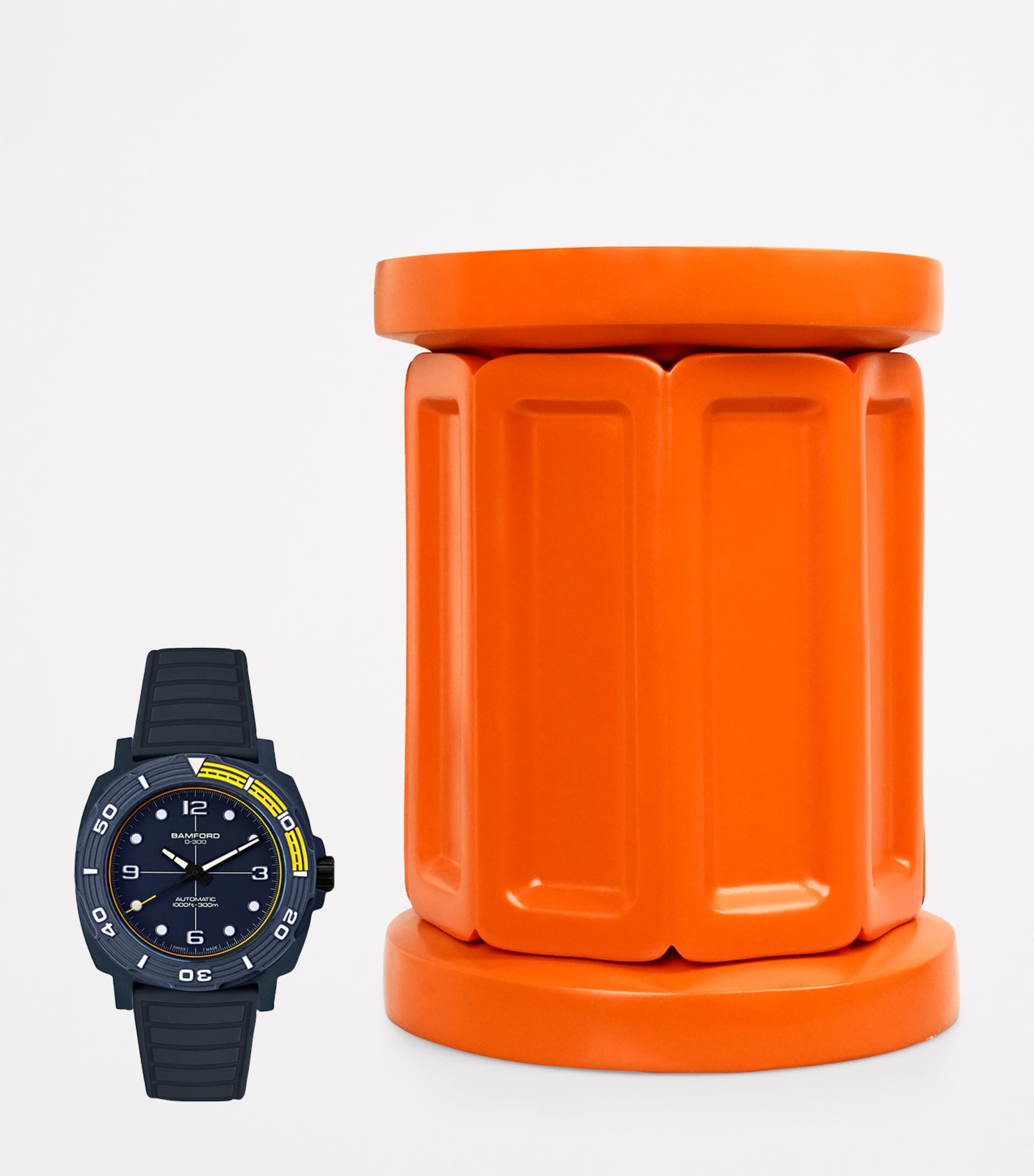 Ceramic D-300 Dive Watch 42mm BLUE Image 4