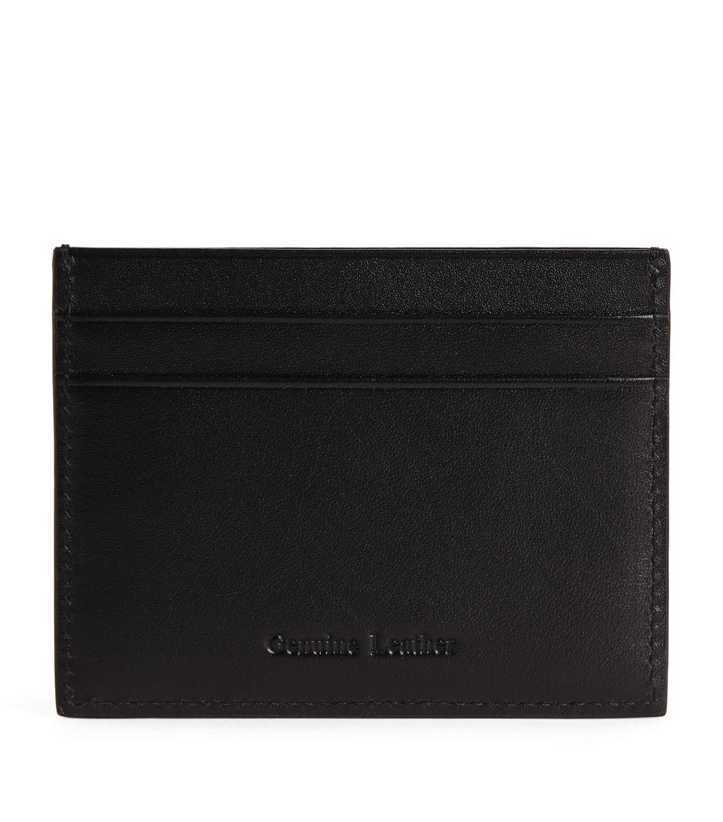 Harrods Leather Wembley Card Holder Black Image 2