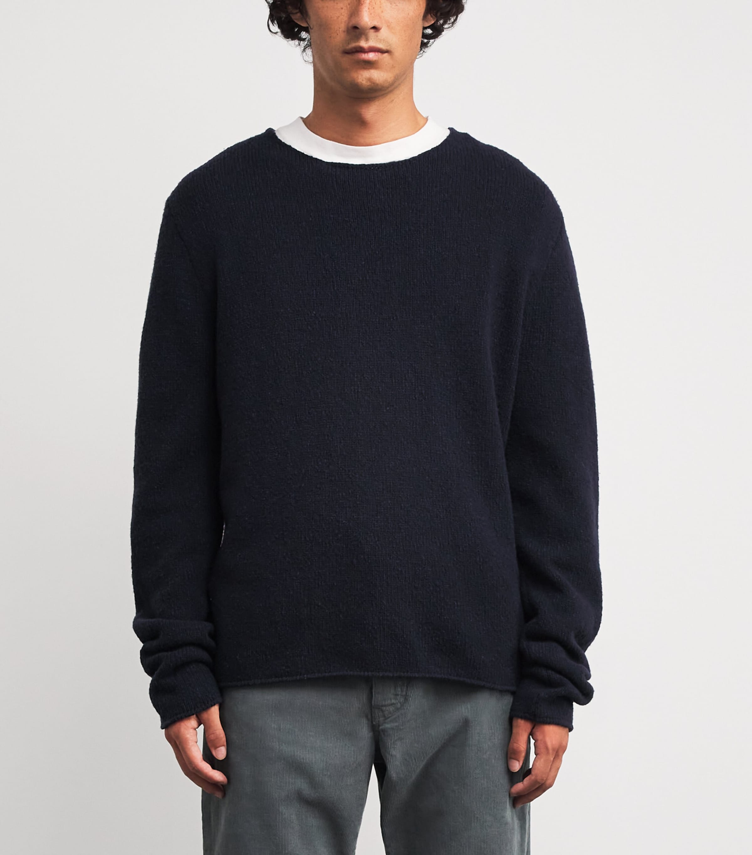 Nikola Wool Sweater DARK NAVY Image 3