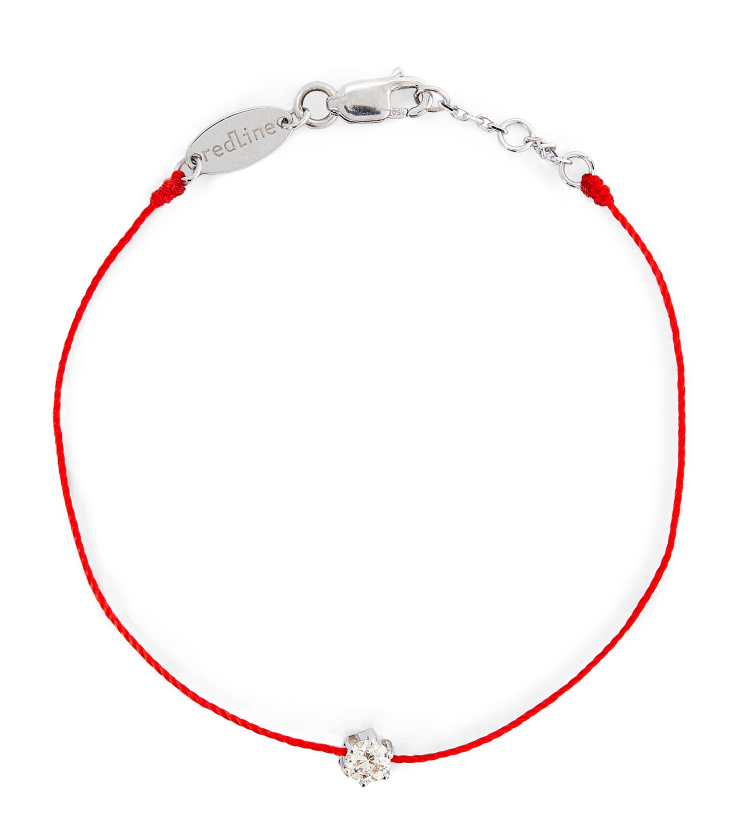 Redline White Gold And Diamond So Absolu Thread Bracelet