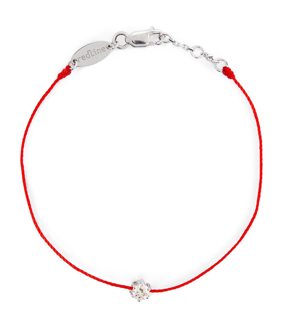 White Gold and Diamond So Absolu Thread Bracelet WHITE GOLD Image 1