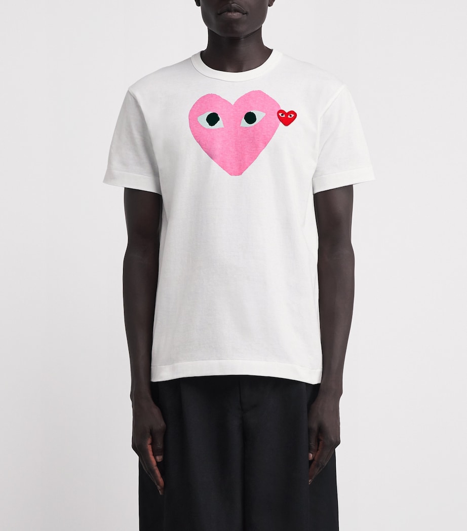 Heart Logo T-Shirt 4- PINK Image 3