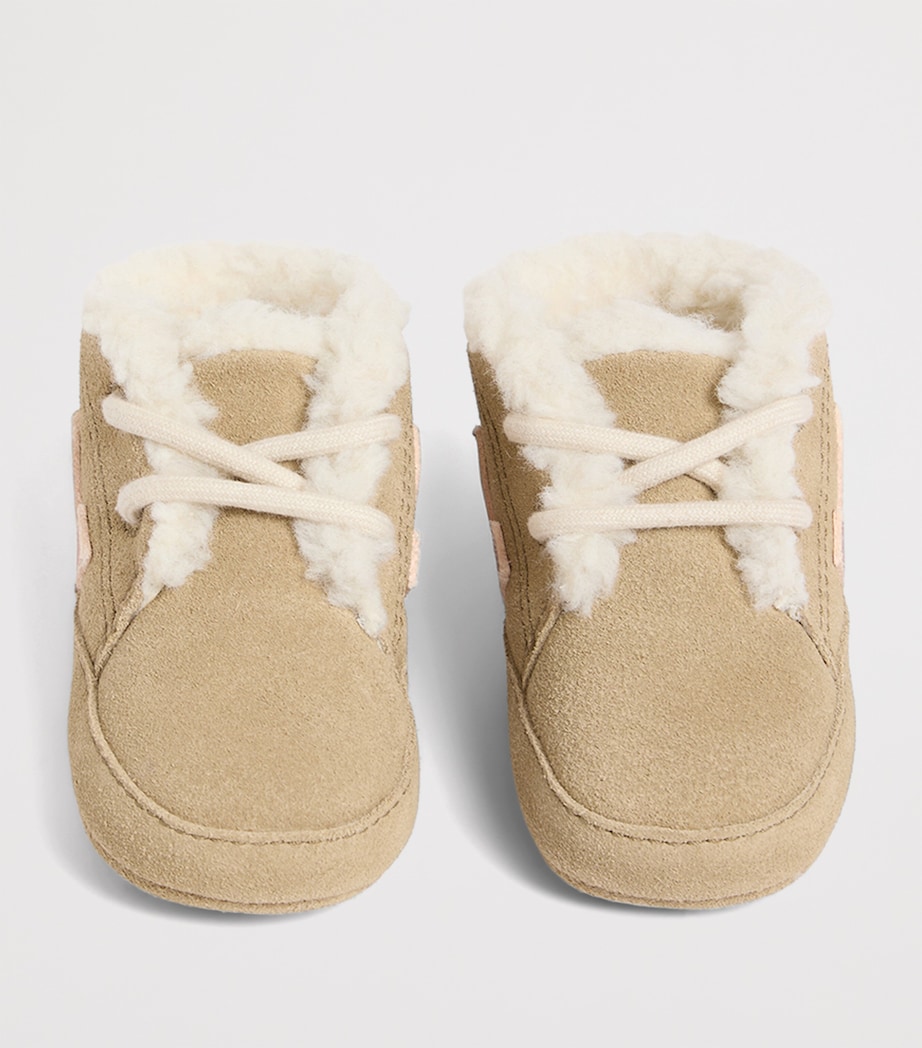 x Veja Suede Low-Top Sneakers TAUPE Image 3