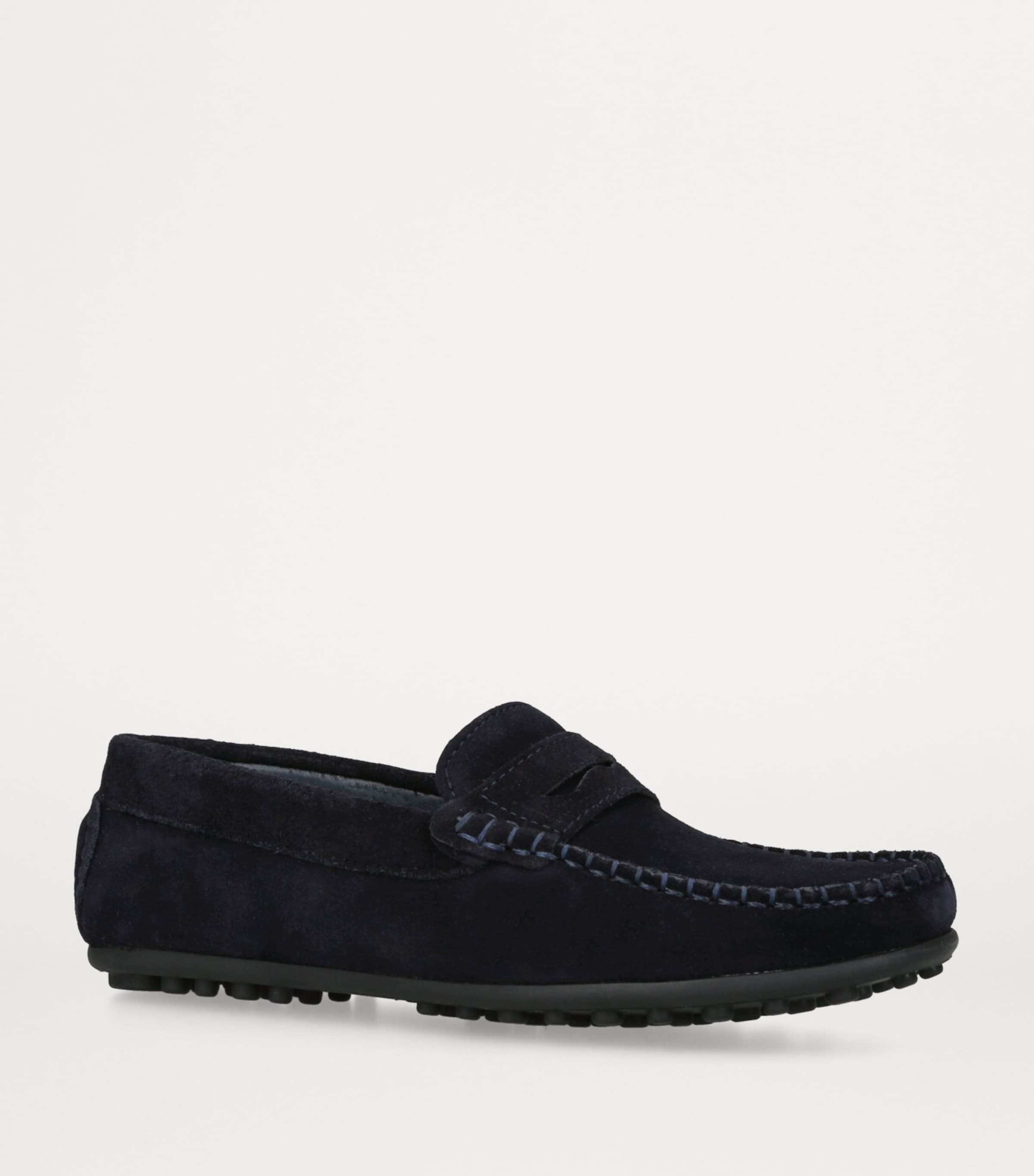 Suede Felix Loafers NAVY Image 3