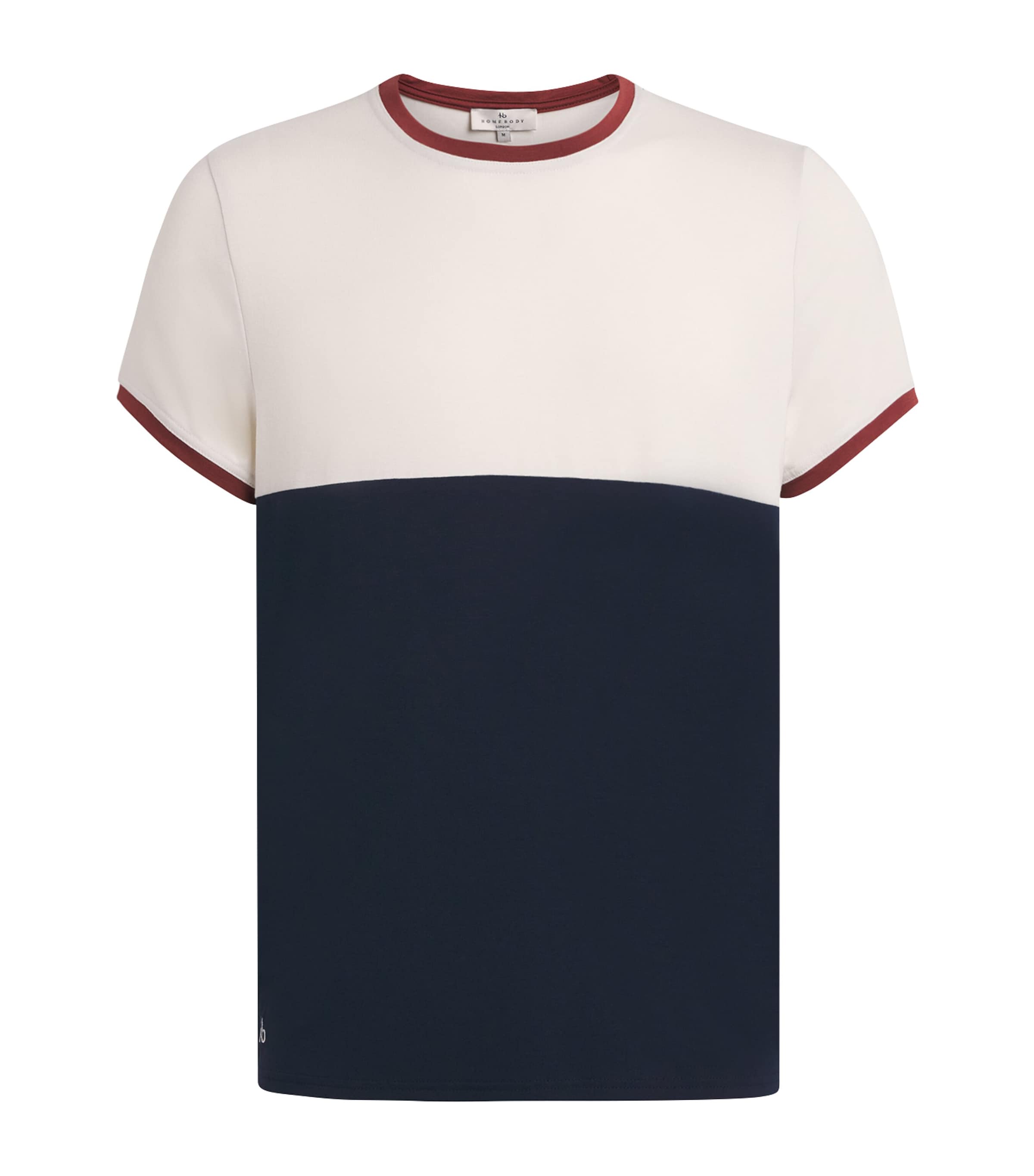 Homebody Three-tone Lounge T-shirt In White