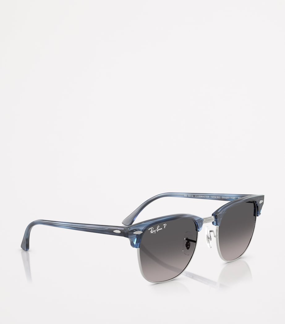 RB3016 Clubmaster Square Sunglasses 1434M3 Image 6