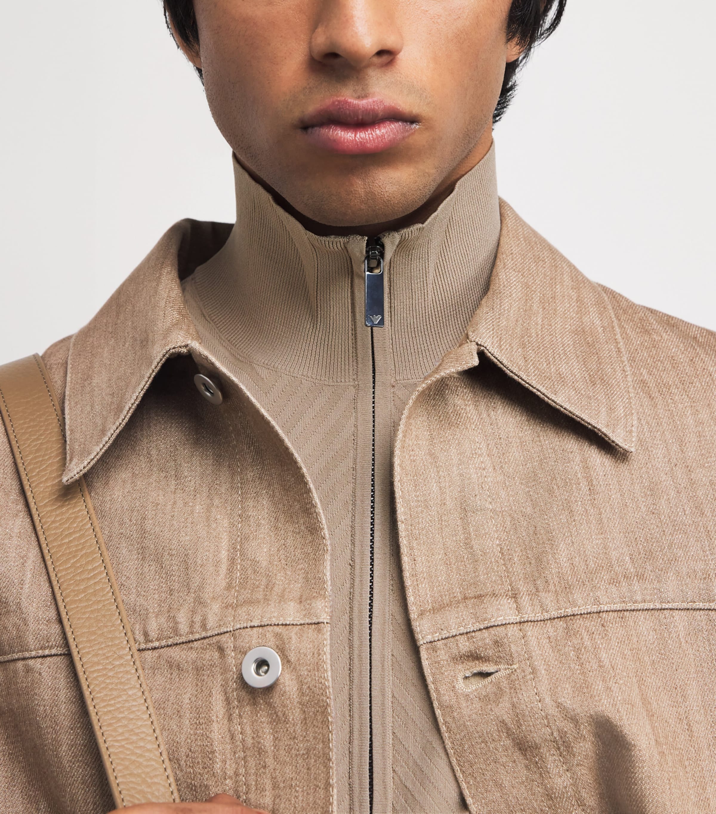 Icon Chevron Zip Cardigan U1146 Image 6