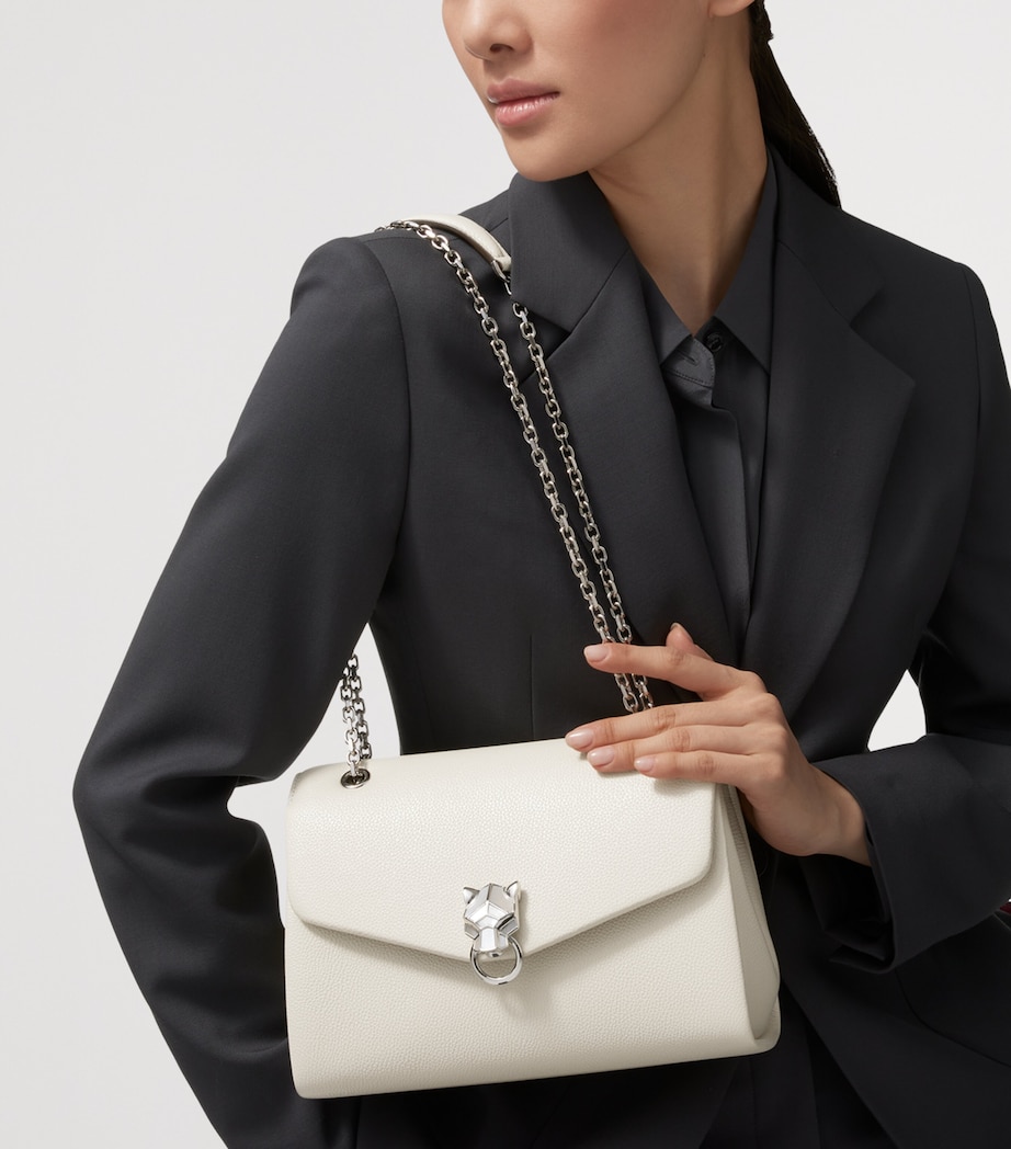 Small Panthère Graphique de Cartier Chain Bag SALT WHITE Image 3
