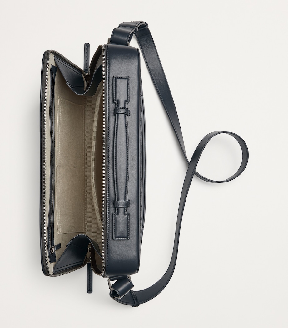 Leather Slim Getaway Briefcase 4211 Image 4