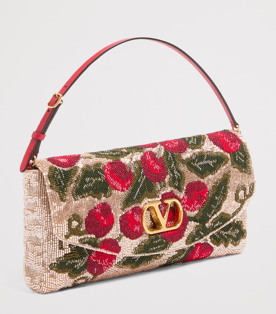 Silk Vain Cherry Clutch Bag BPE Image 6