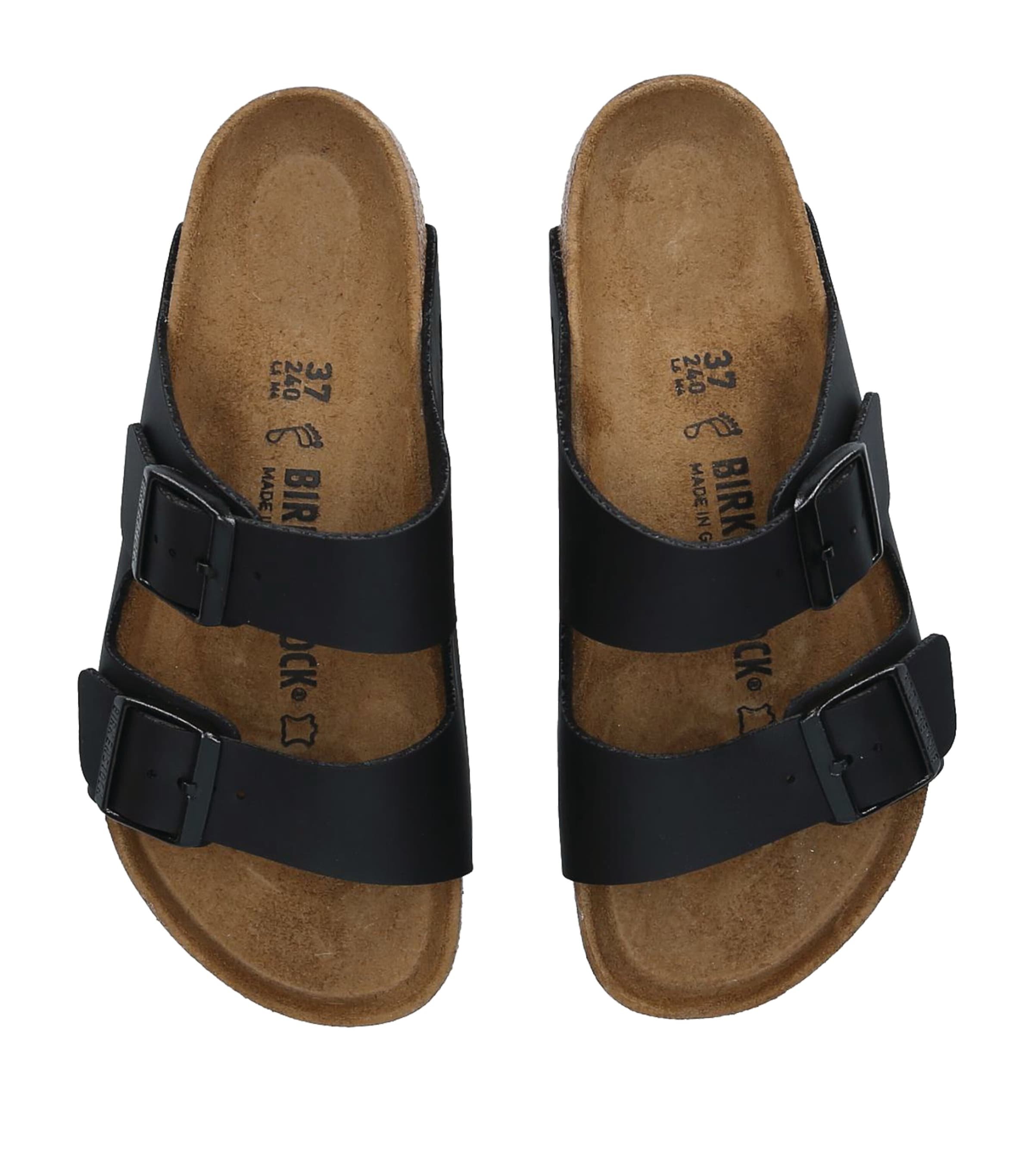 Arizona Birko-Flor Sandals BLACK Image 5