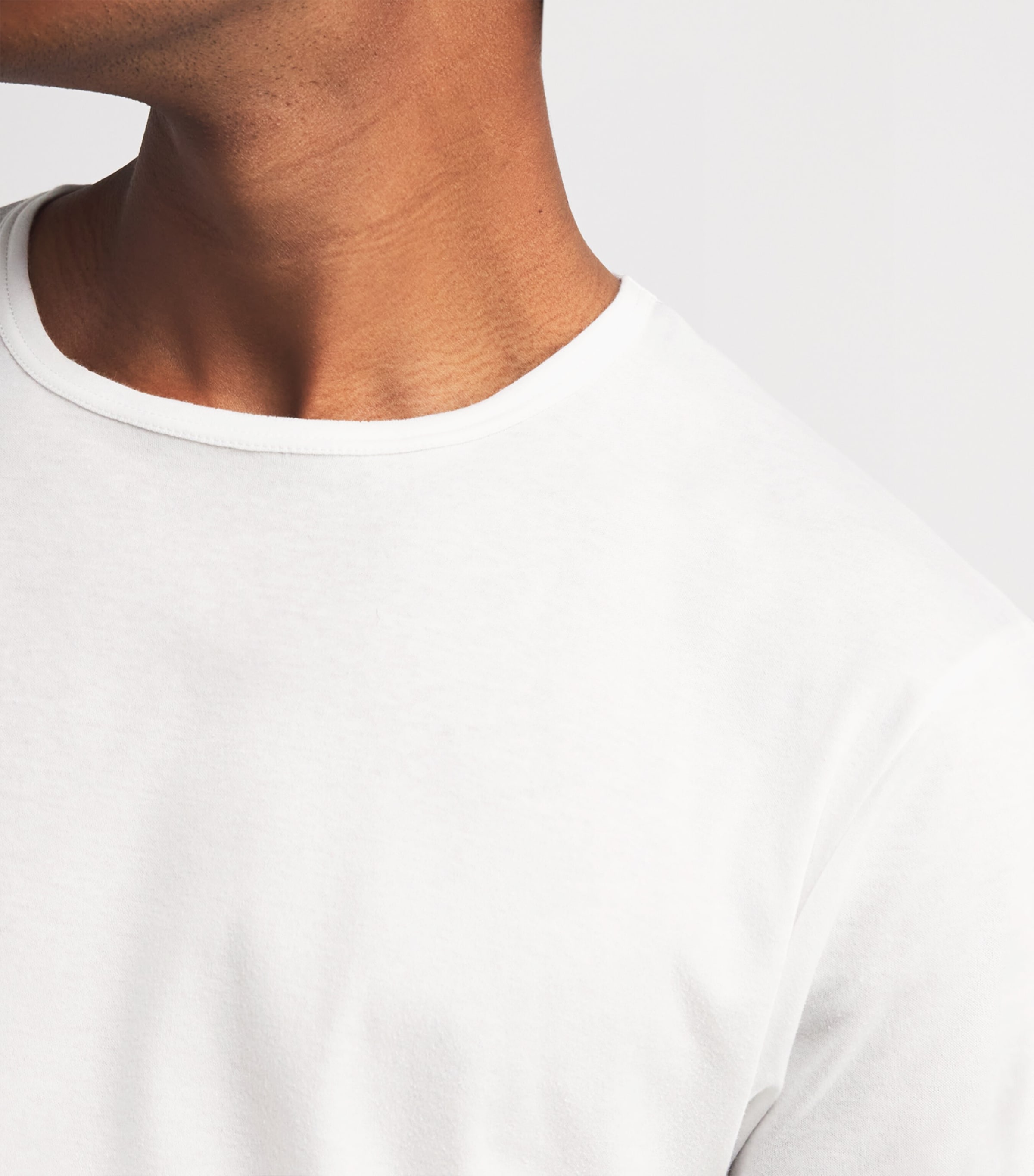 Cotton Sea Island T-Shirt WHITE Image 5