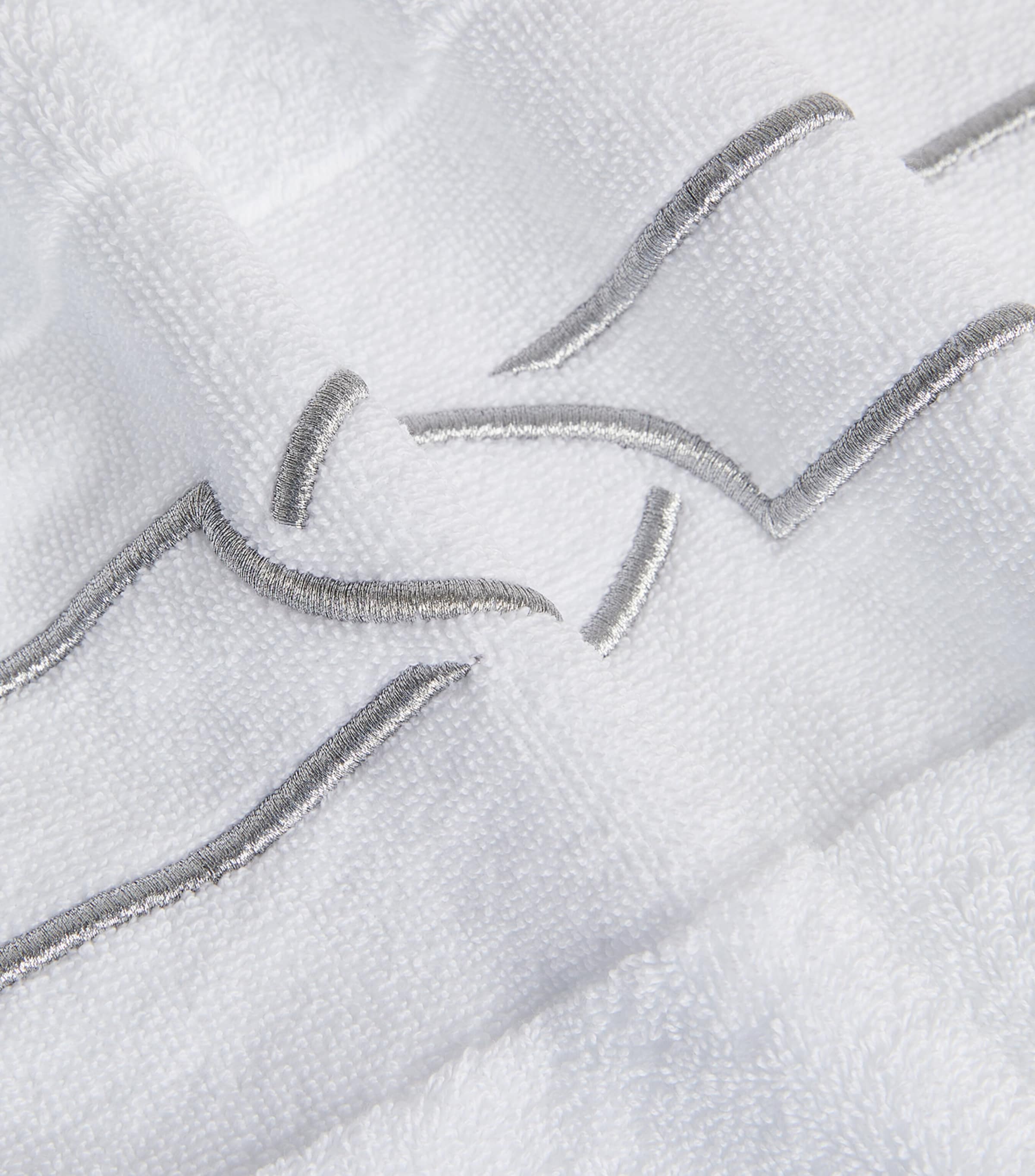 Abyss & Habidecor Cluny Hand Towel (55cm x 100cm) Silver Image 2