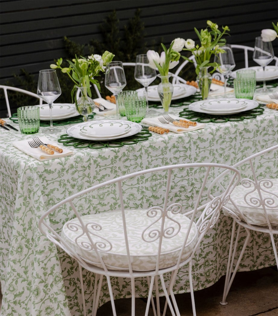 Green Vine Tablecloth (150cm x 300cm) MULTI Image 4