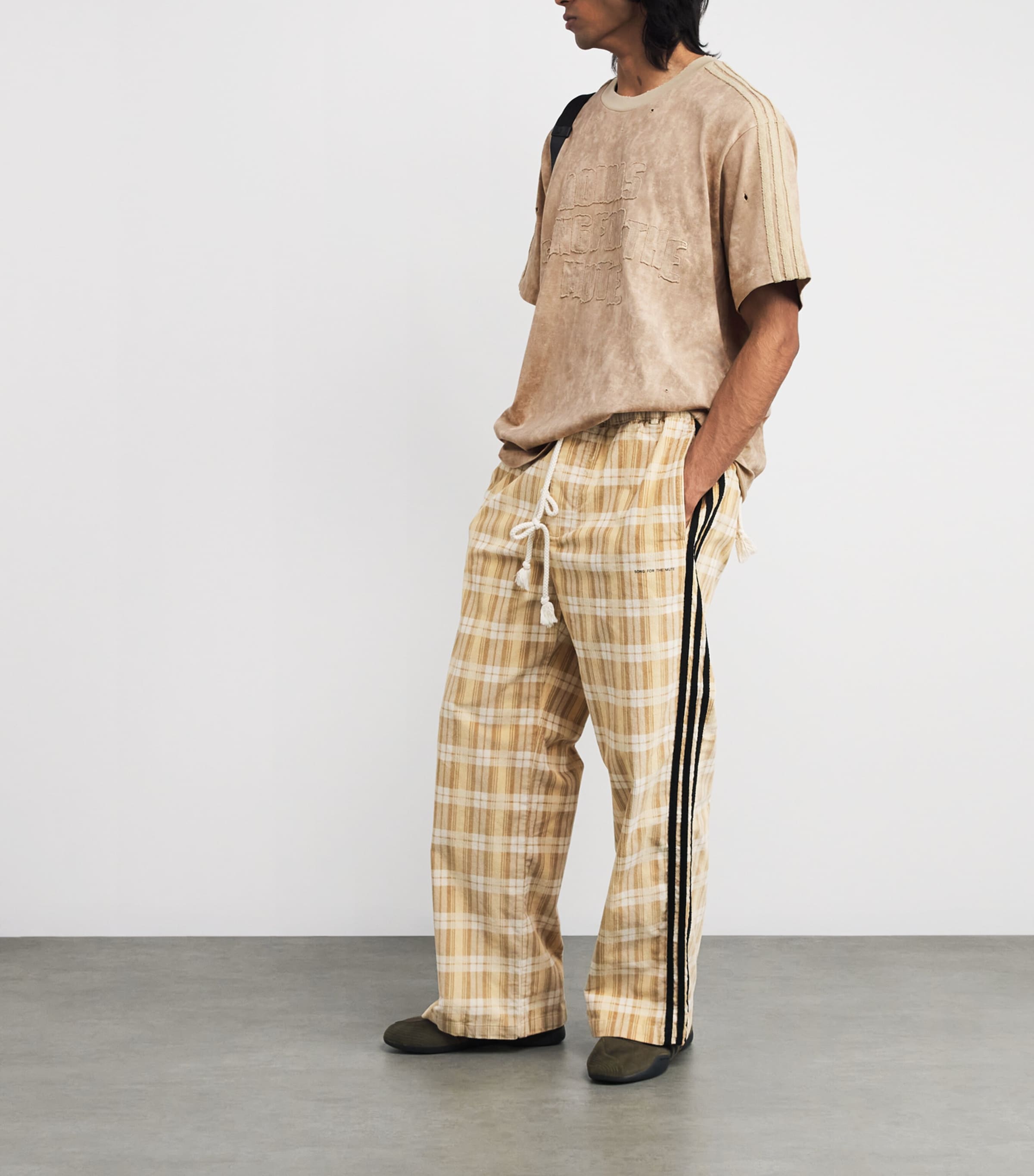 Originals x Song for the Mute Distressed T-Shirt GREY Image 2