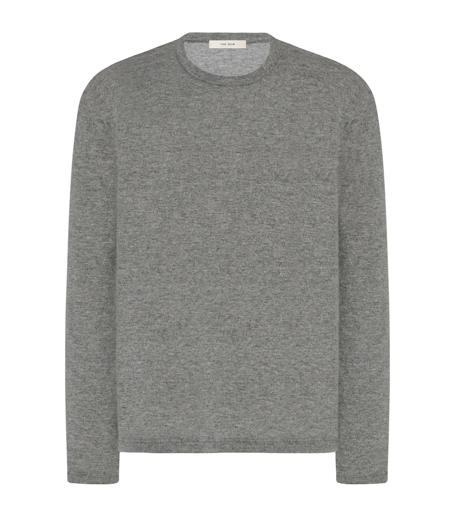 The Row Mens Casas Cashmere Sweater Grey Image 1