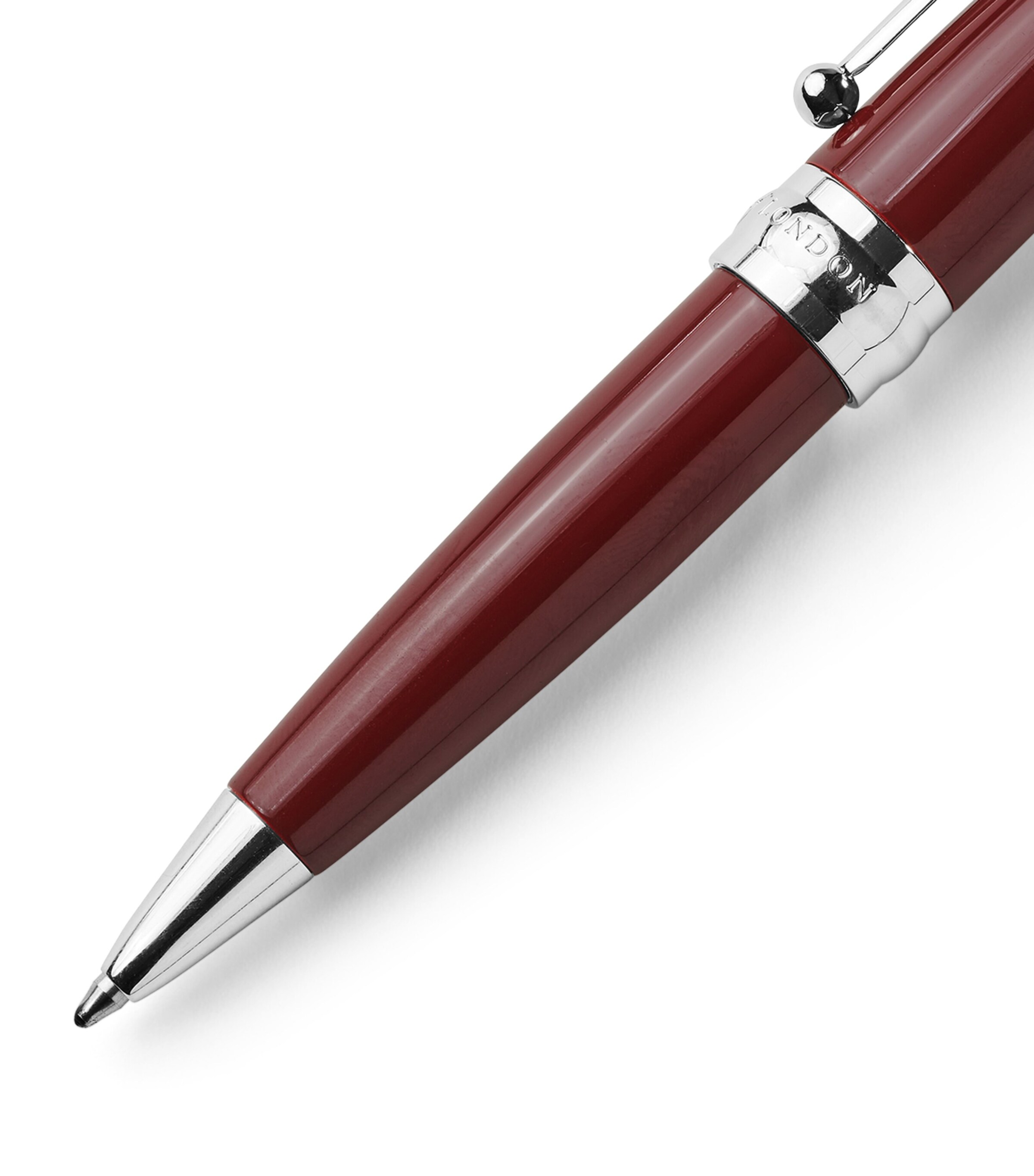 Aspinal Of London Baby Ballpoint Pen Merlot Image 3