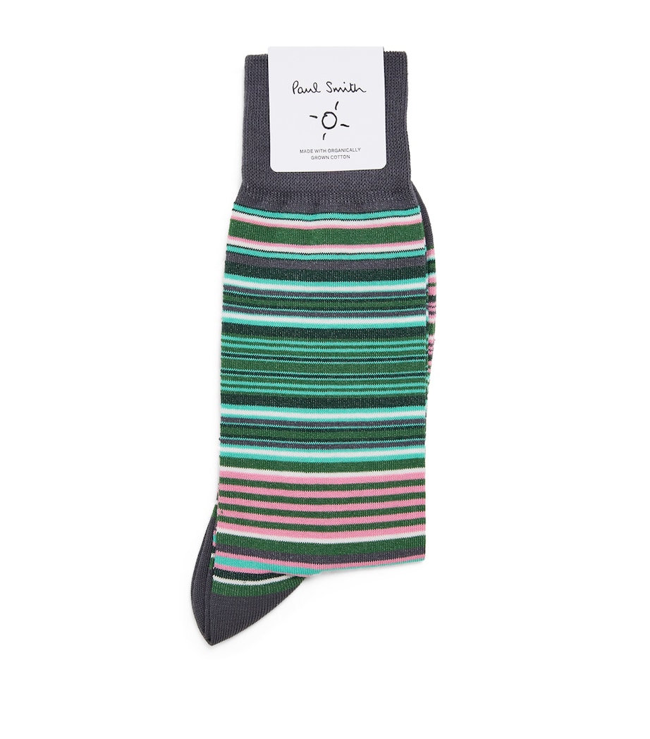 Organic Cotton-Blend Kahn Socks GREY Image 1