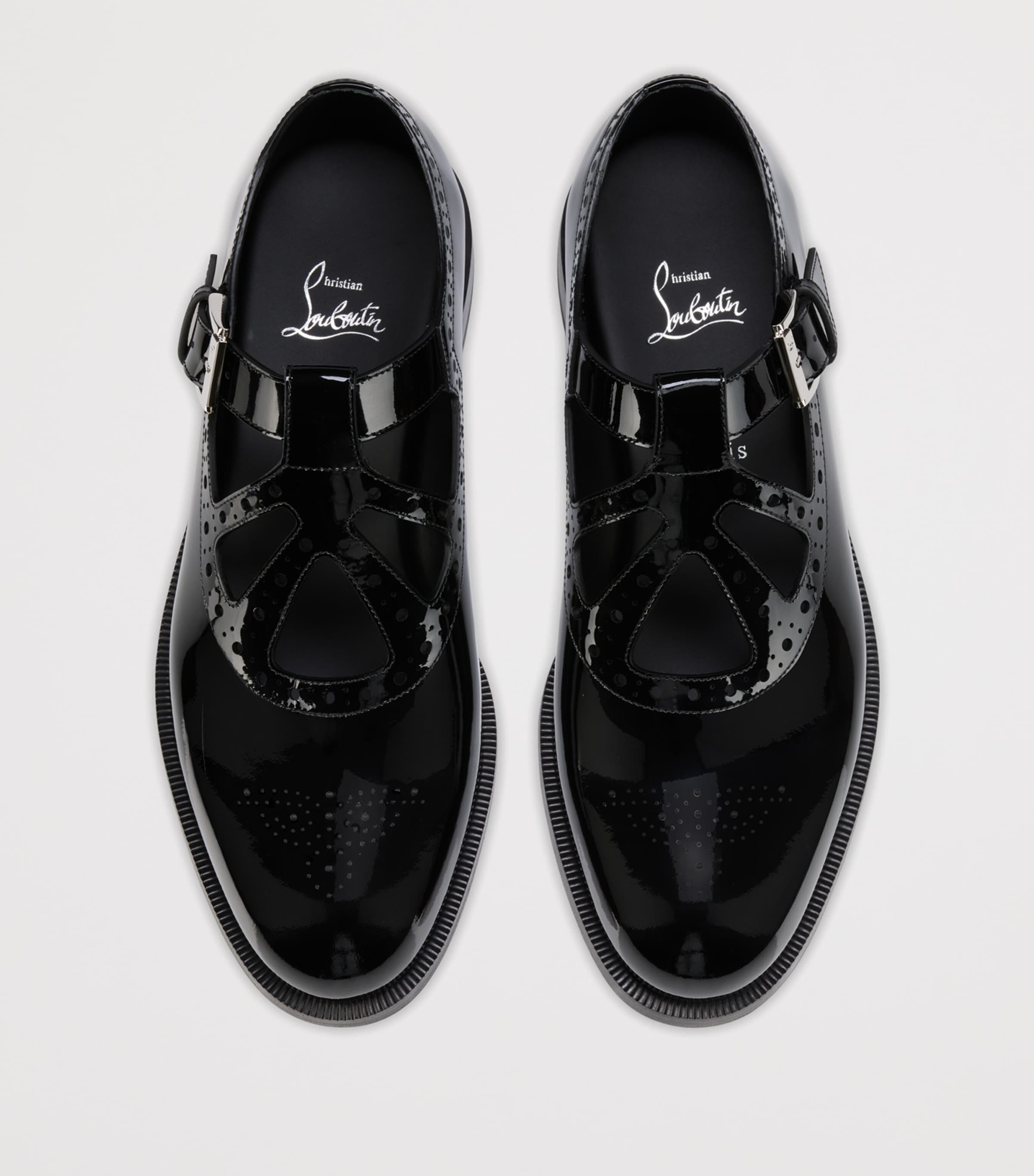 Christian Louboutin Marc Poppin Patent Mary Jane Loafers Image 3